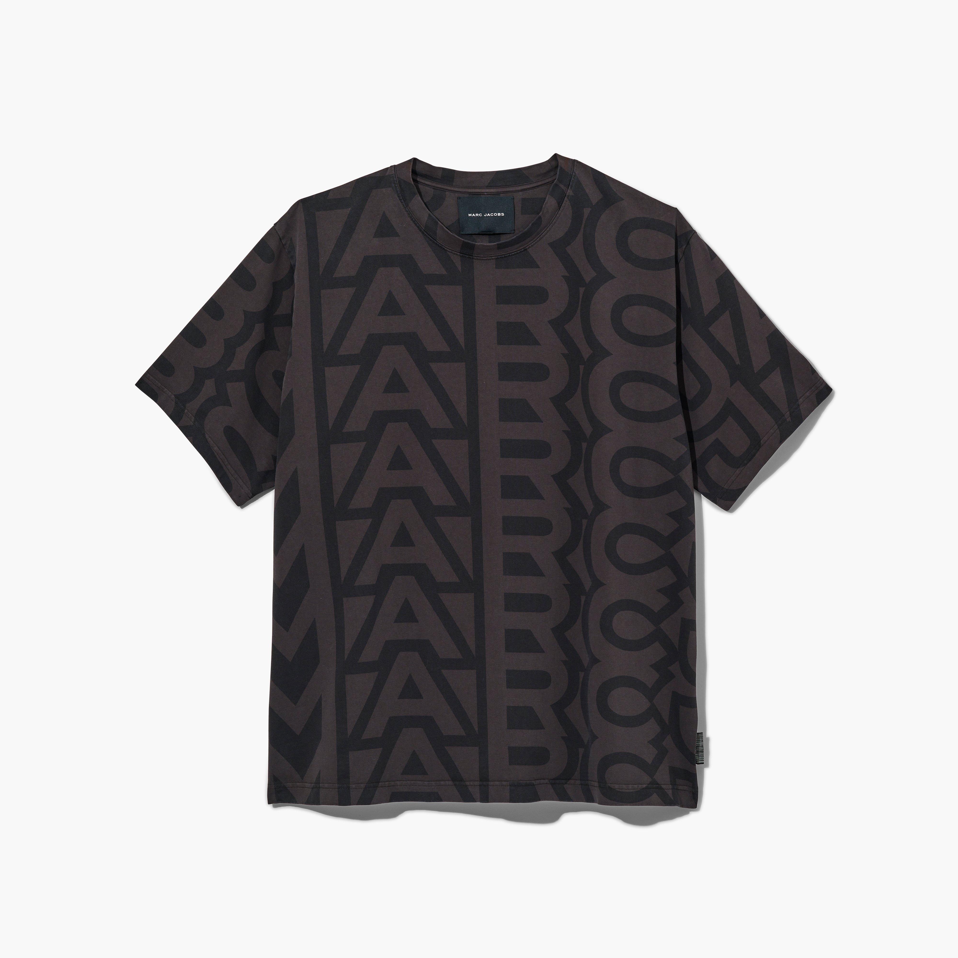 The Monogram Big T-Shirt - BLACK/CHARCOAL--Alternate view