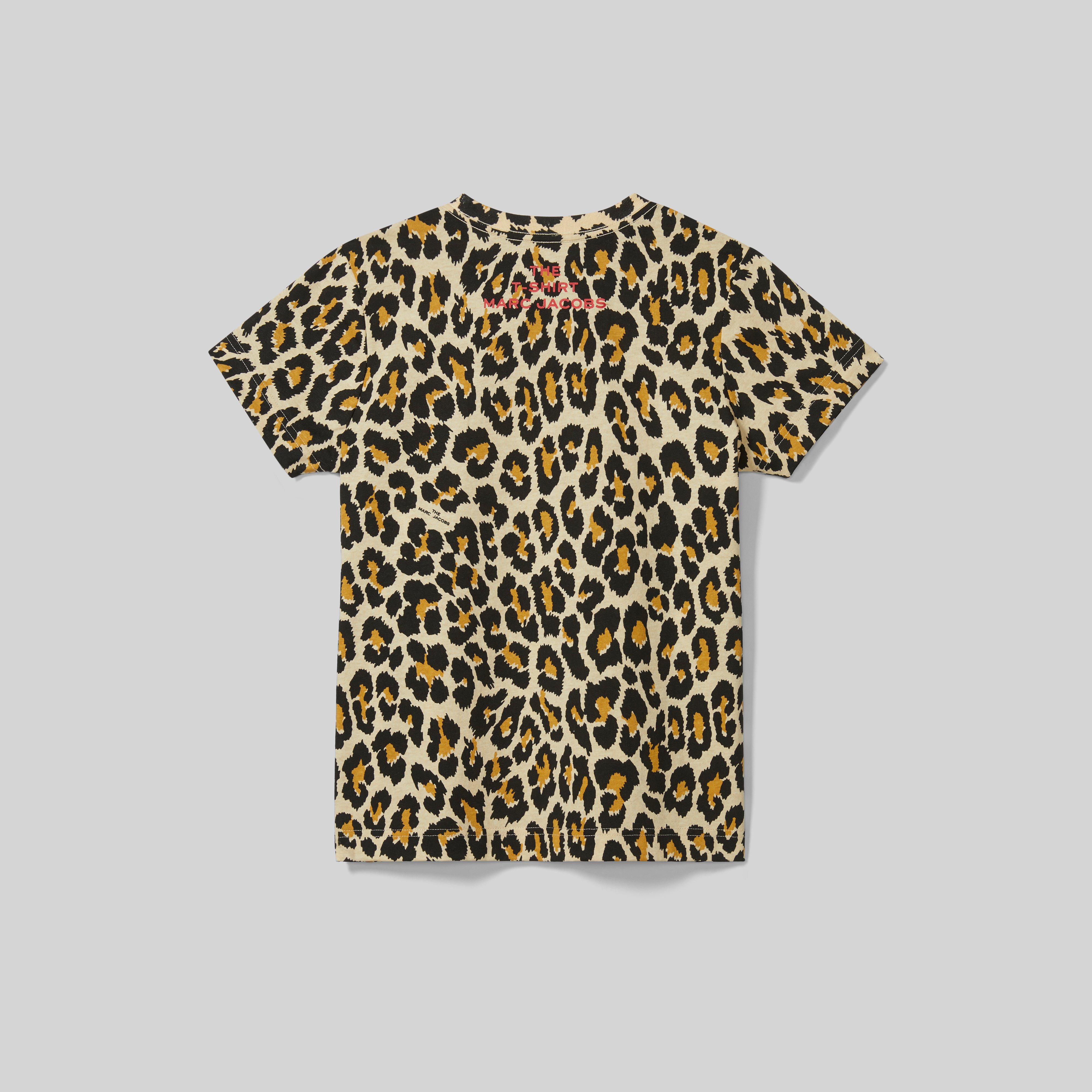 yellow and black leopard print top