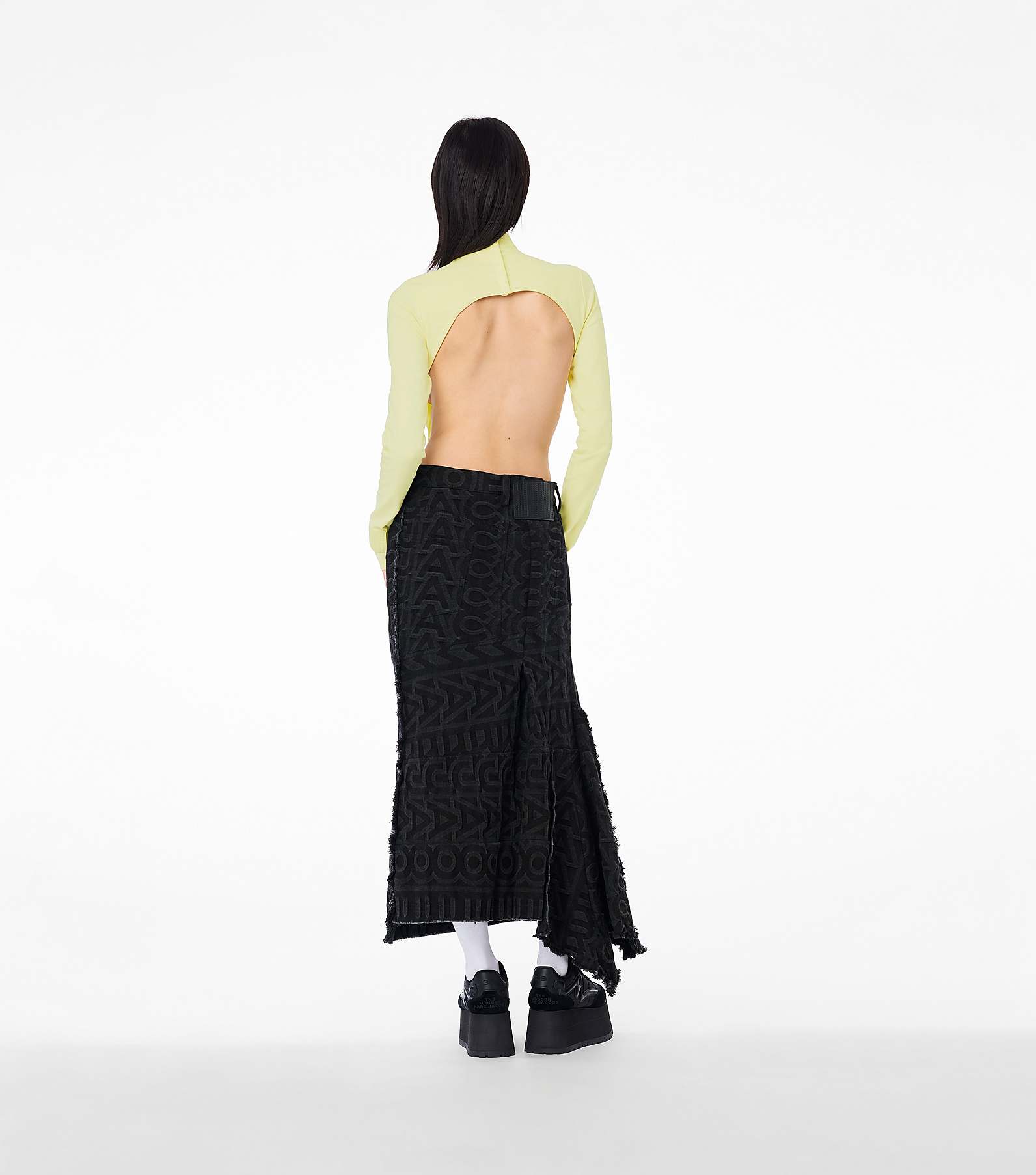 The Monogram Denim Skirt(The Monogram Collection)