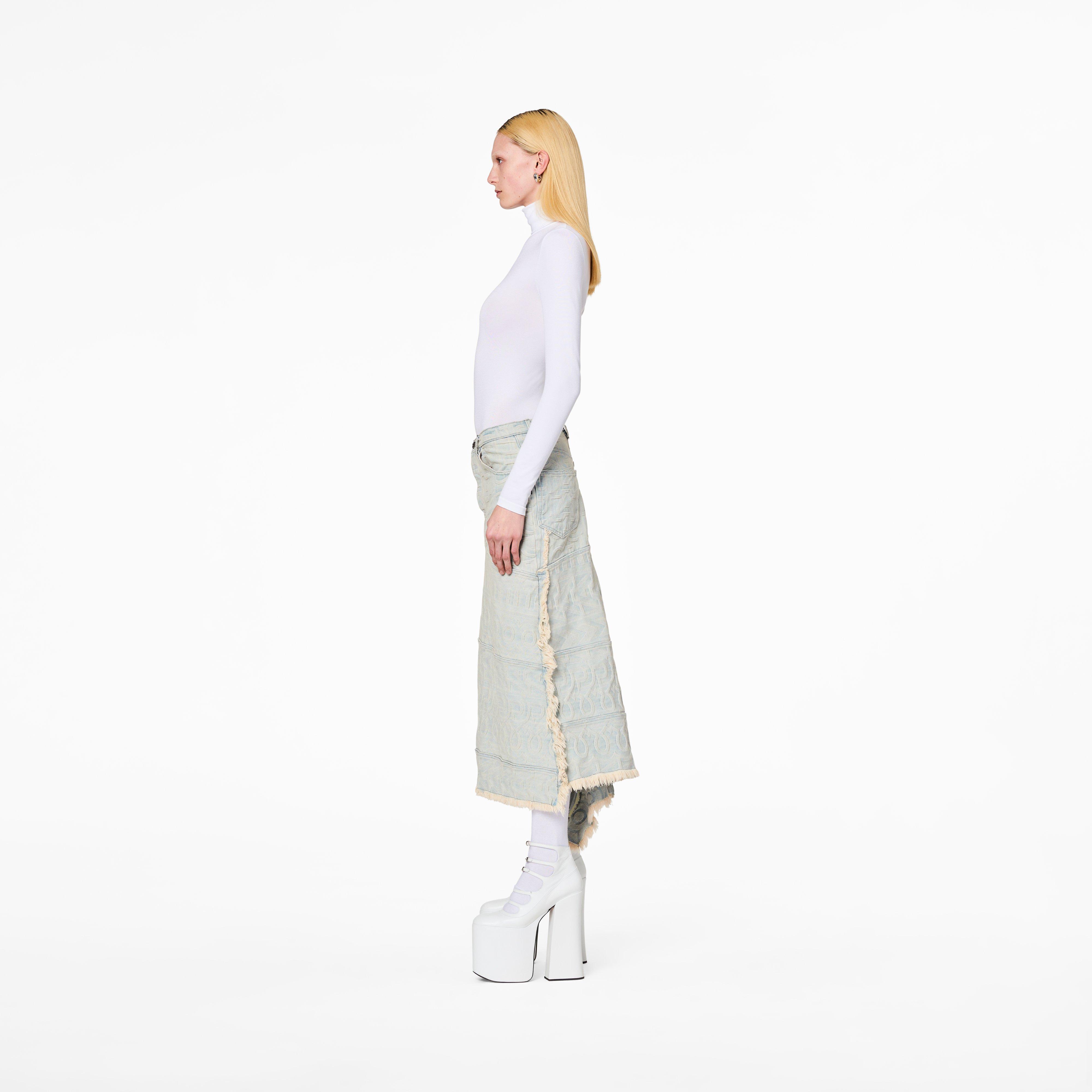 The Monogram Denim Skirt(The Monogram Collection)