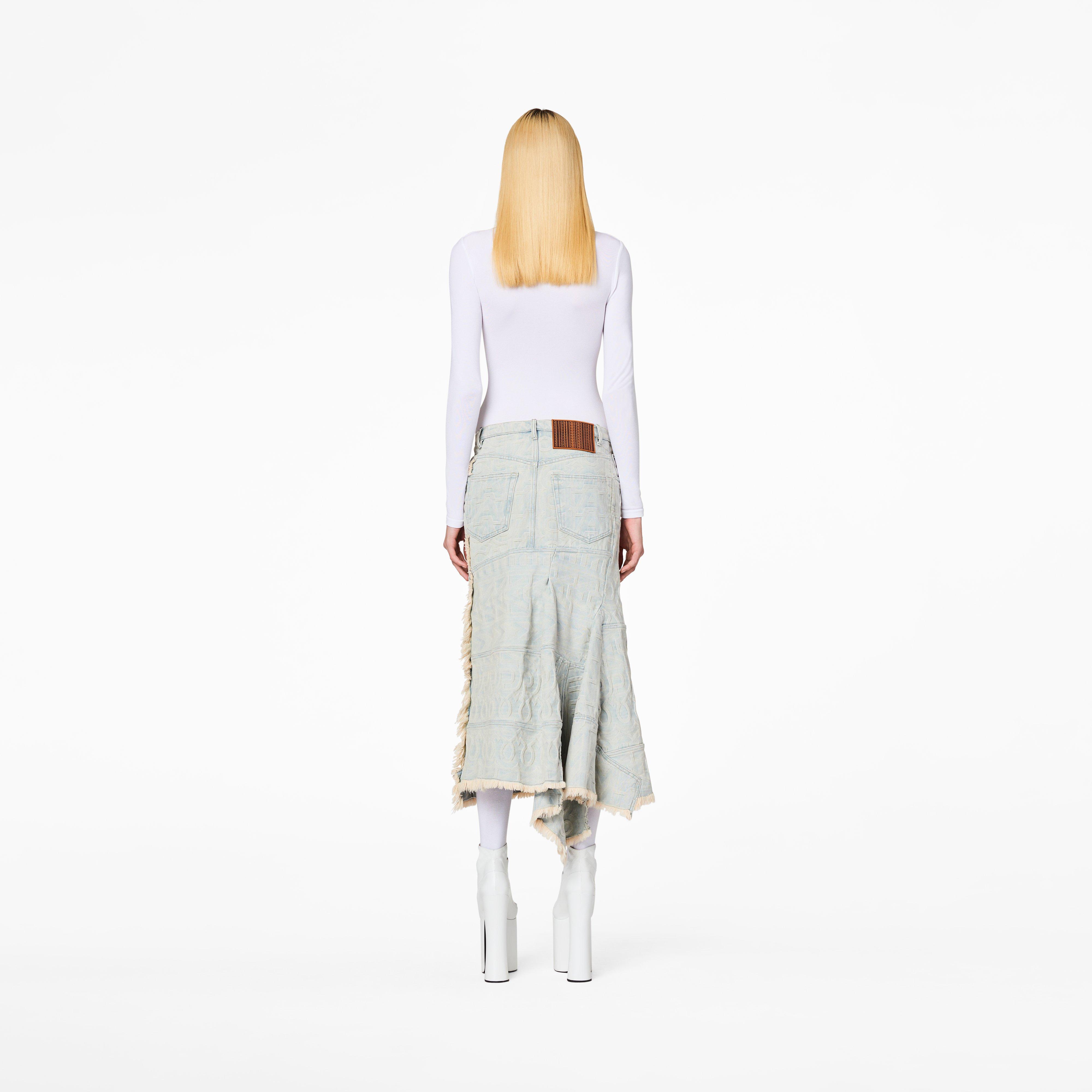 The Monogram Denim Skirt(The Monogram Collection)