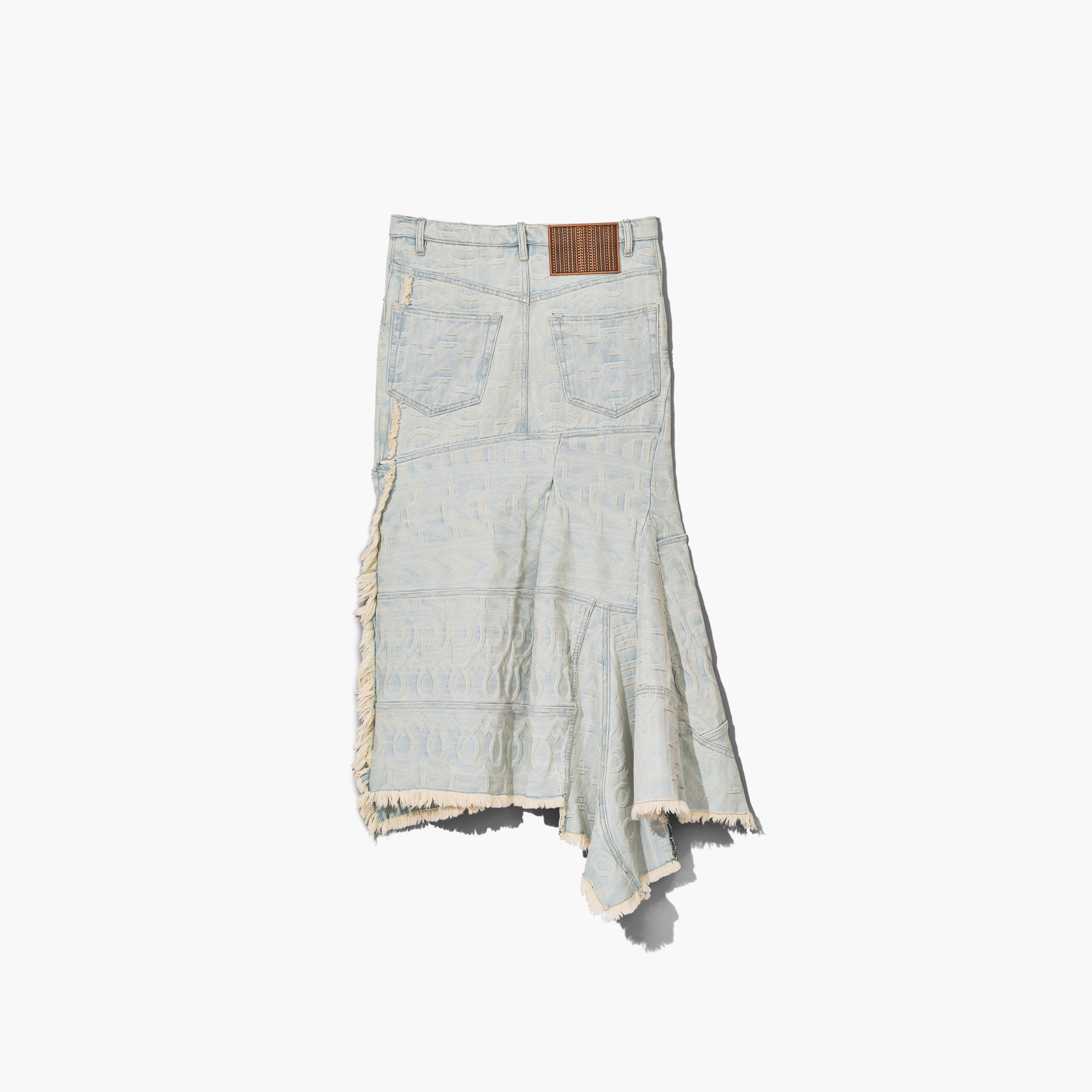The Monogram Denim Skirt(The Monogram Collection)