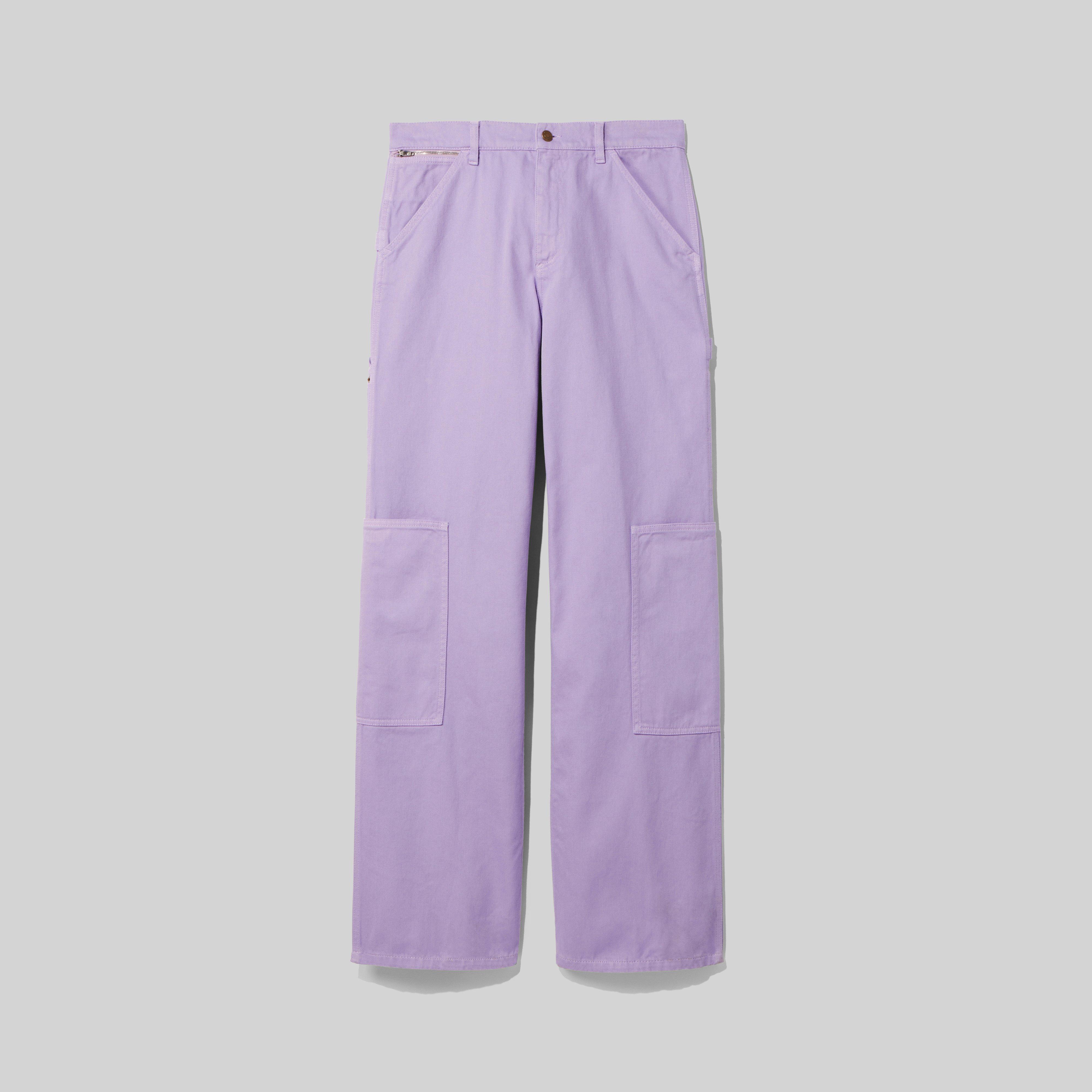 purple carpenter pants