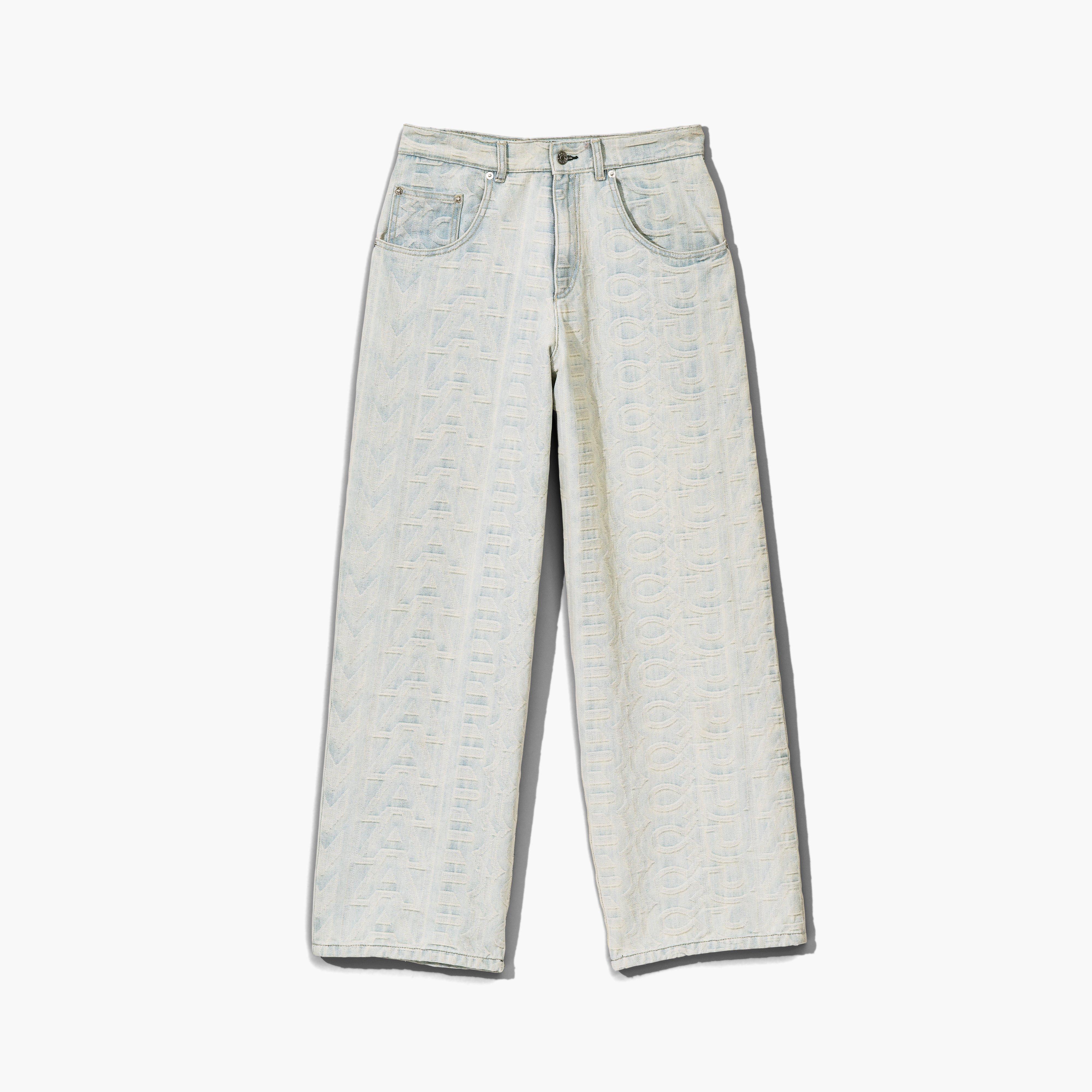 The Monogram Denim Pant - ICE BLUE
