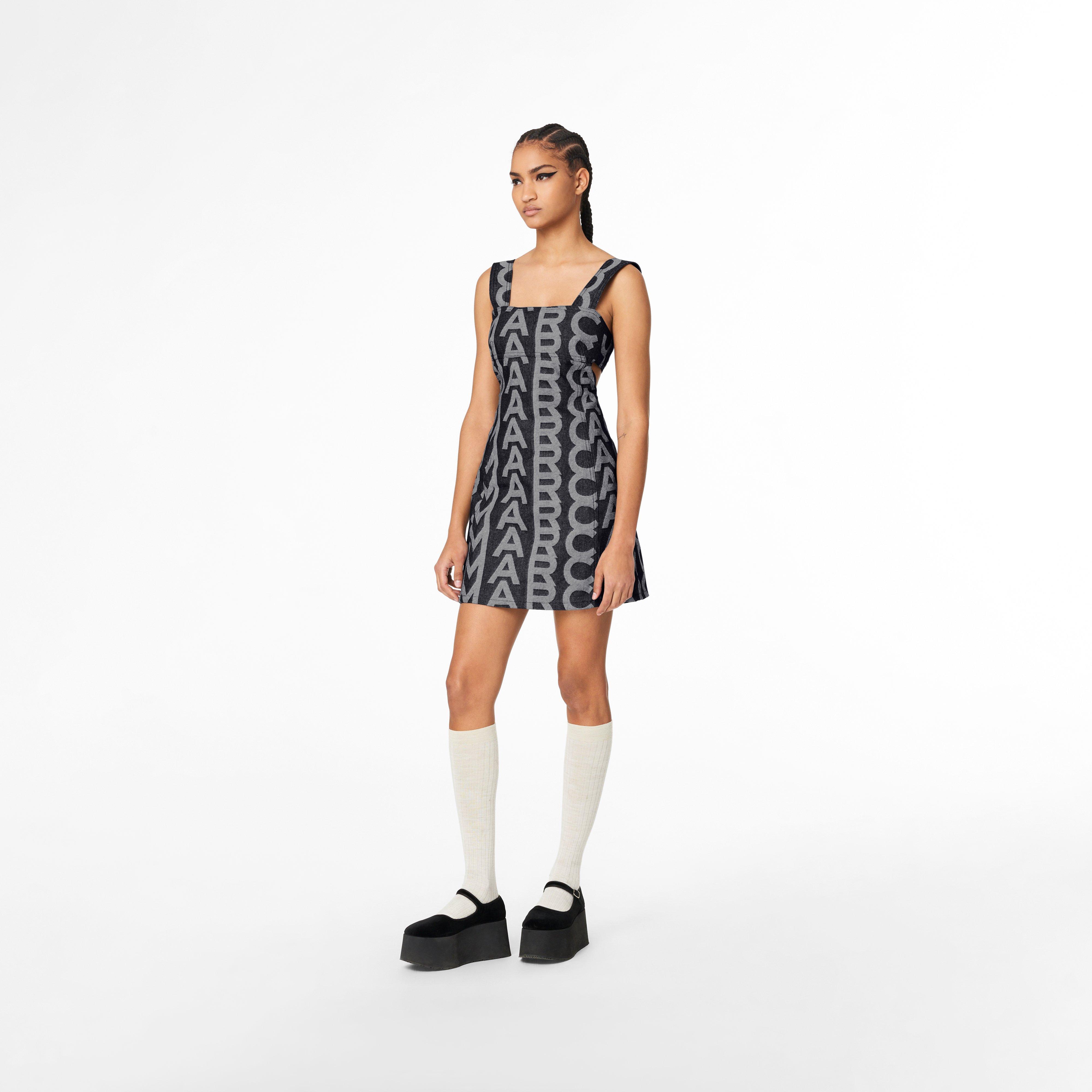 The Monogram Denim Cutout Dress(The Monogram Collection)