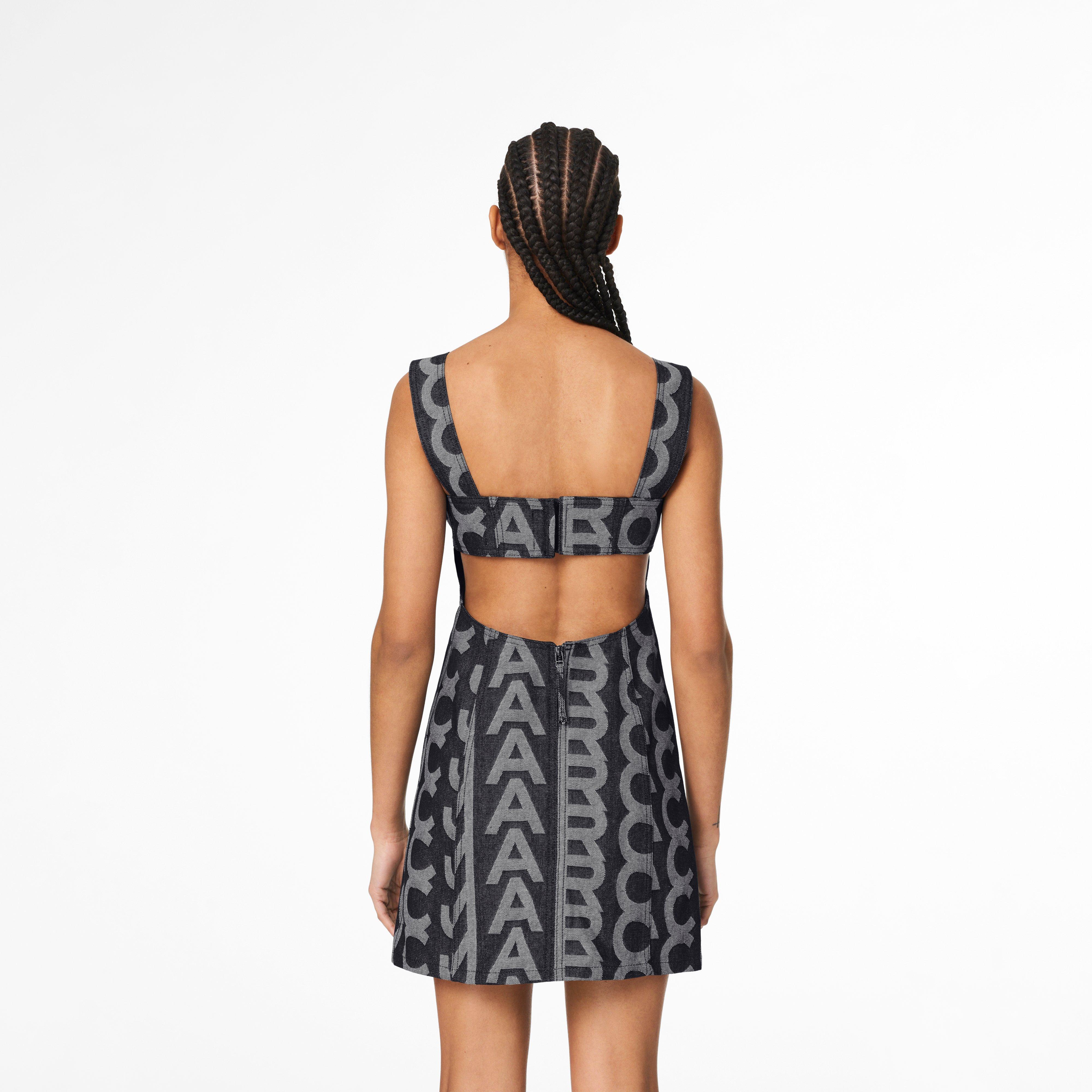 The Monogram Denim Cutout Dress(The Monogram Collection)