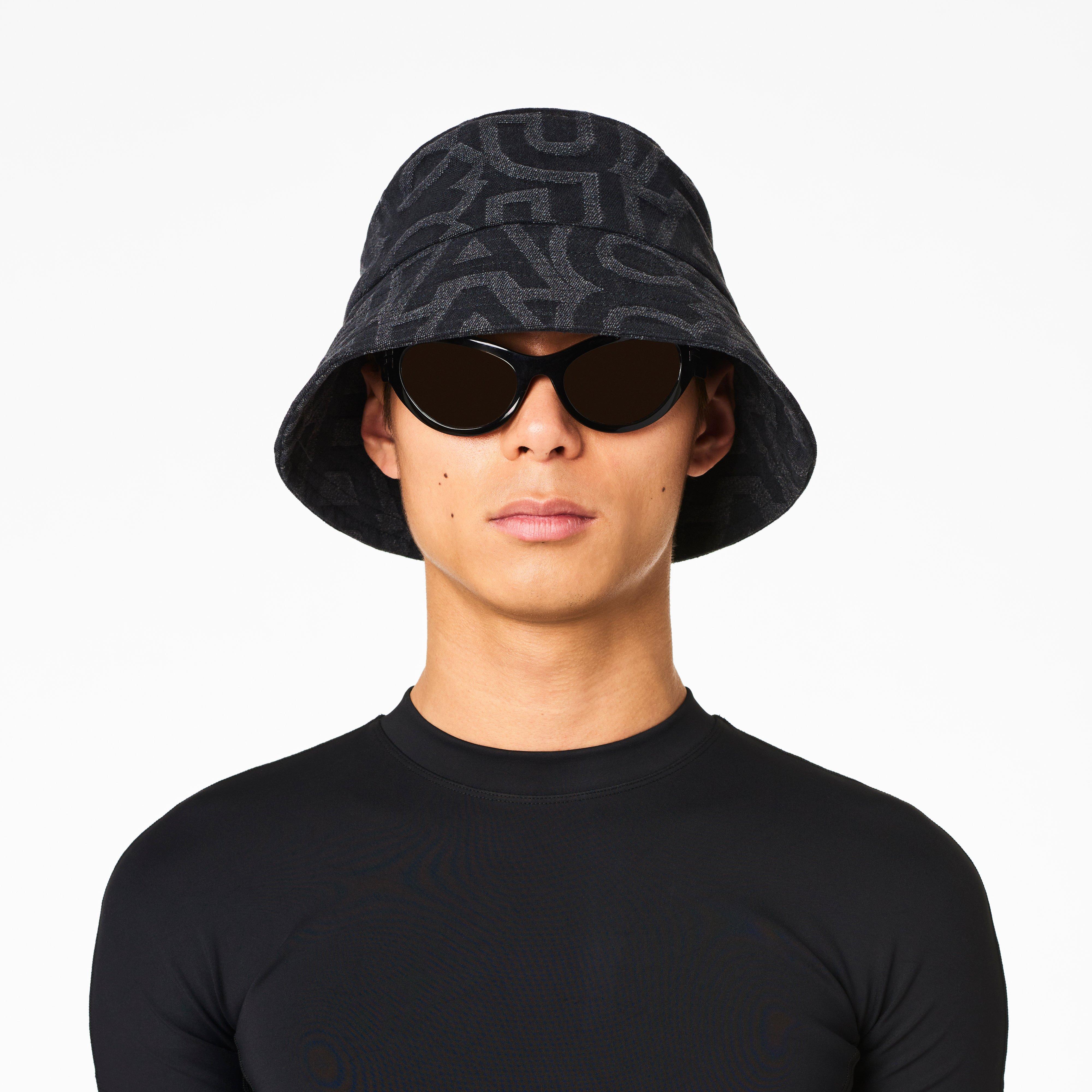 The Monogram Bucket Hat - BLACK--Alternate view