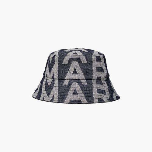 Marc Jacobs The Monogram Teddy Bucket Hat - Black/ivory