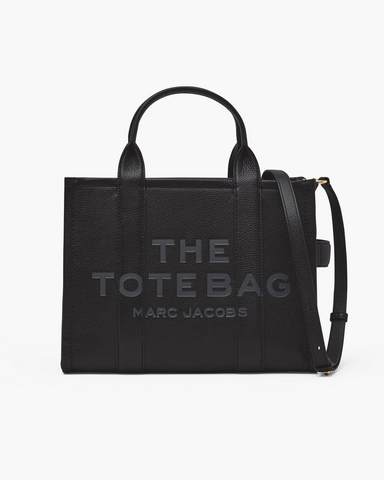 마크 바이 마크 제이콥스 Marc Jacobs The Leather Small Tote Bag,BLACK