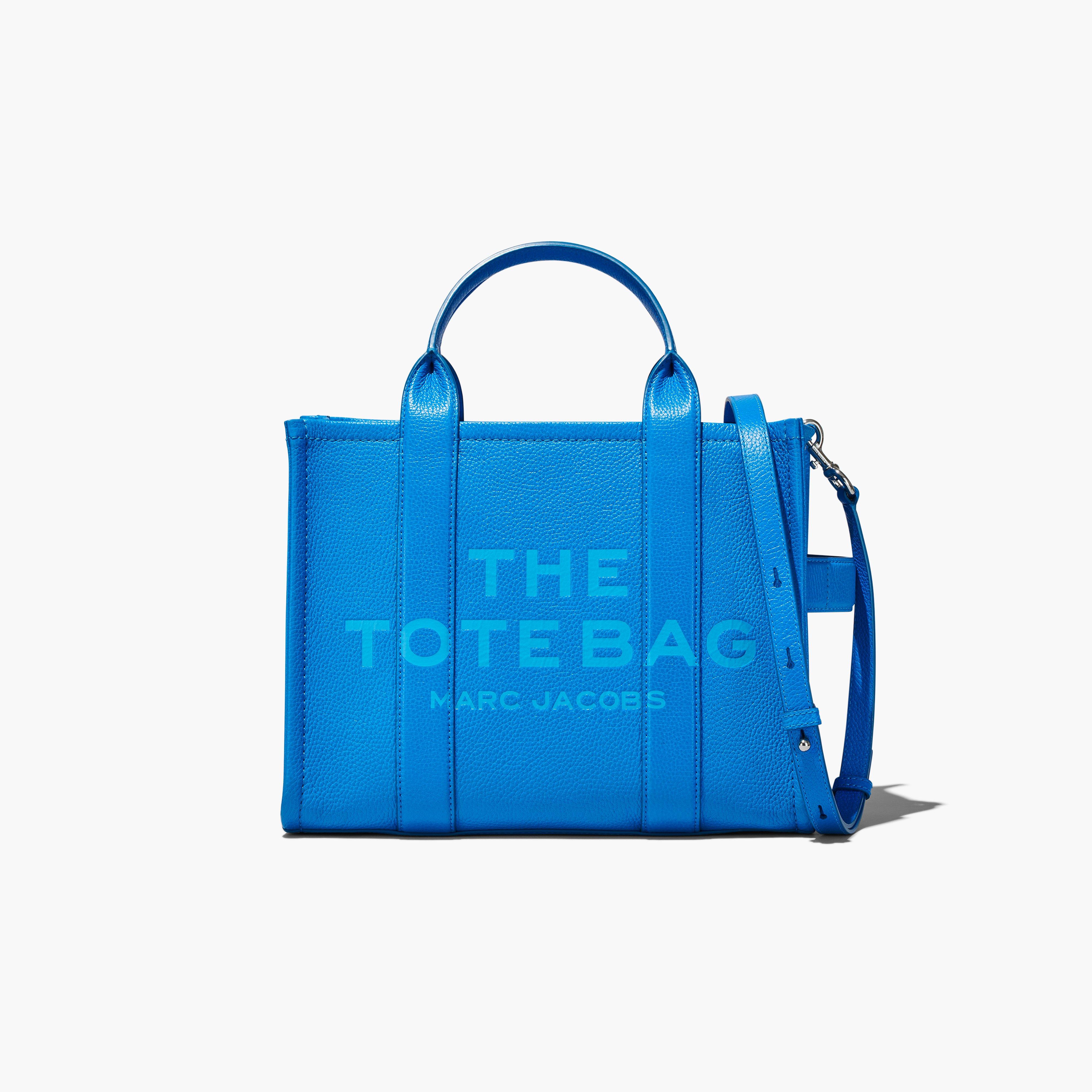 The Leather Medium Tote Bag - SCUBA