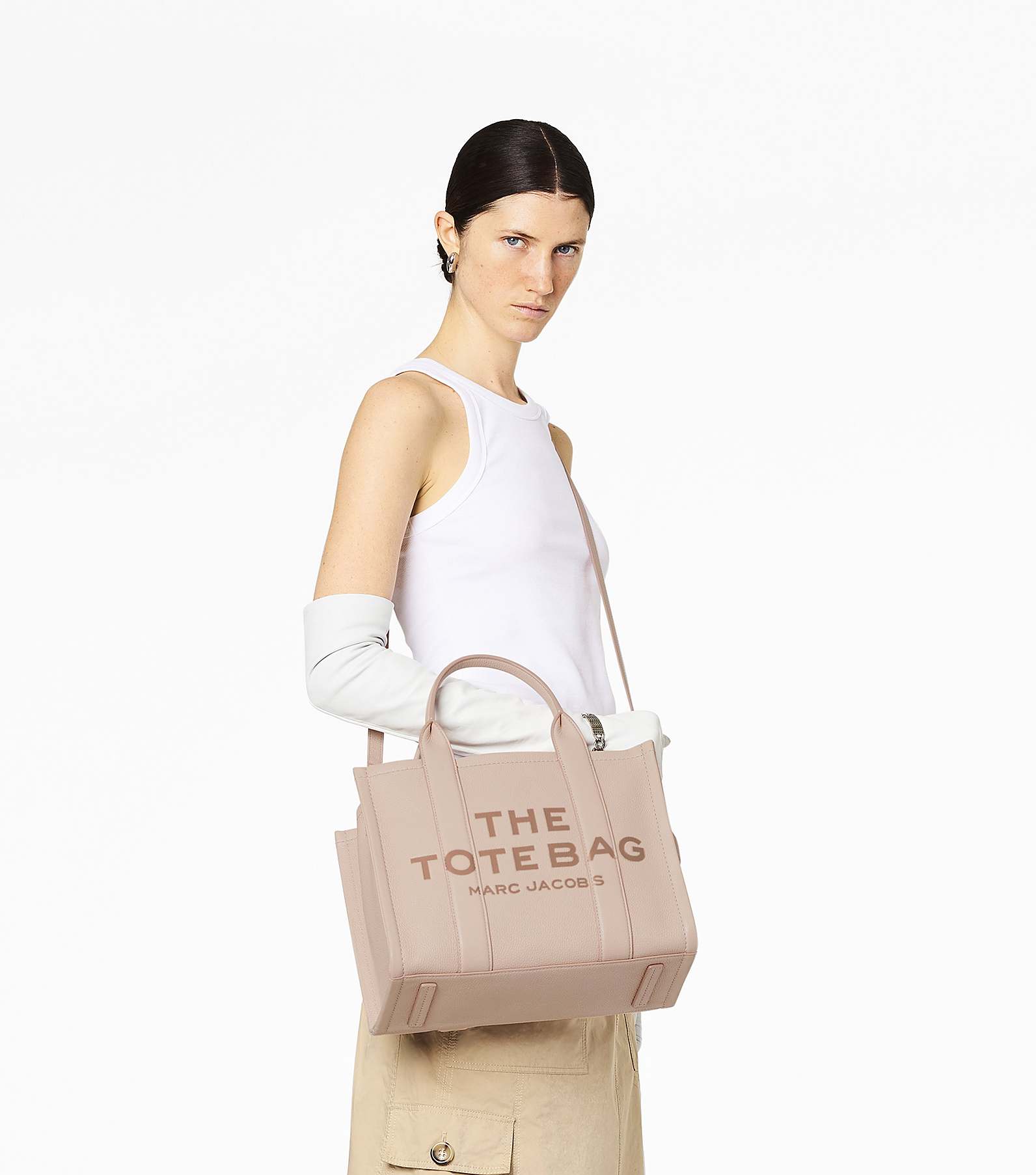 The Leather Medium Tote Bag(The Tote Bag)