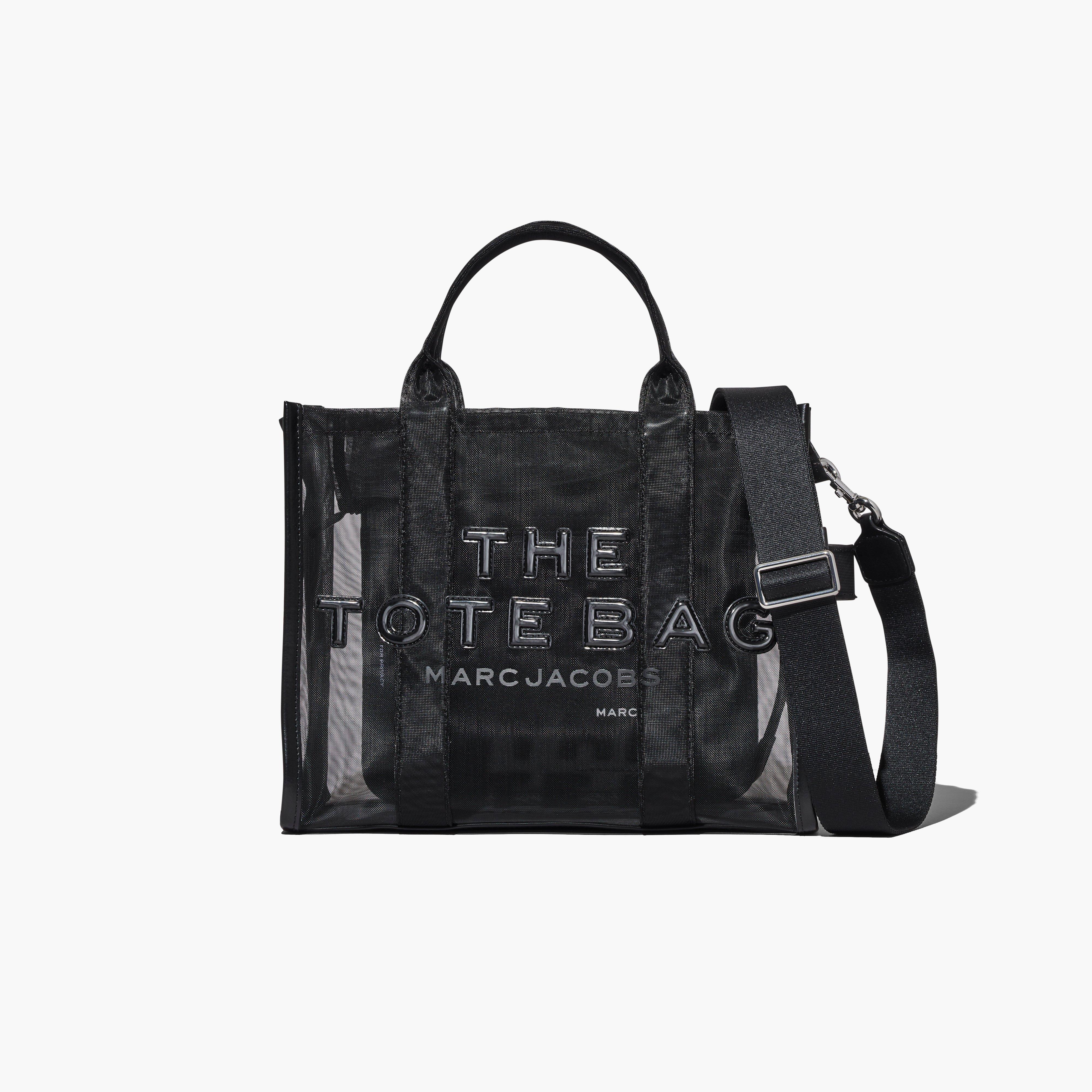 The Mesh Medium Tote Bag - BLACKOUT