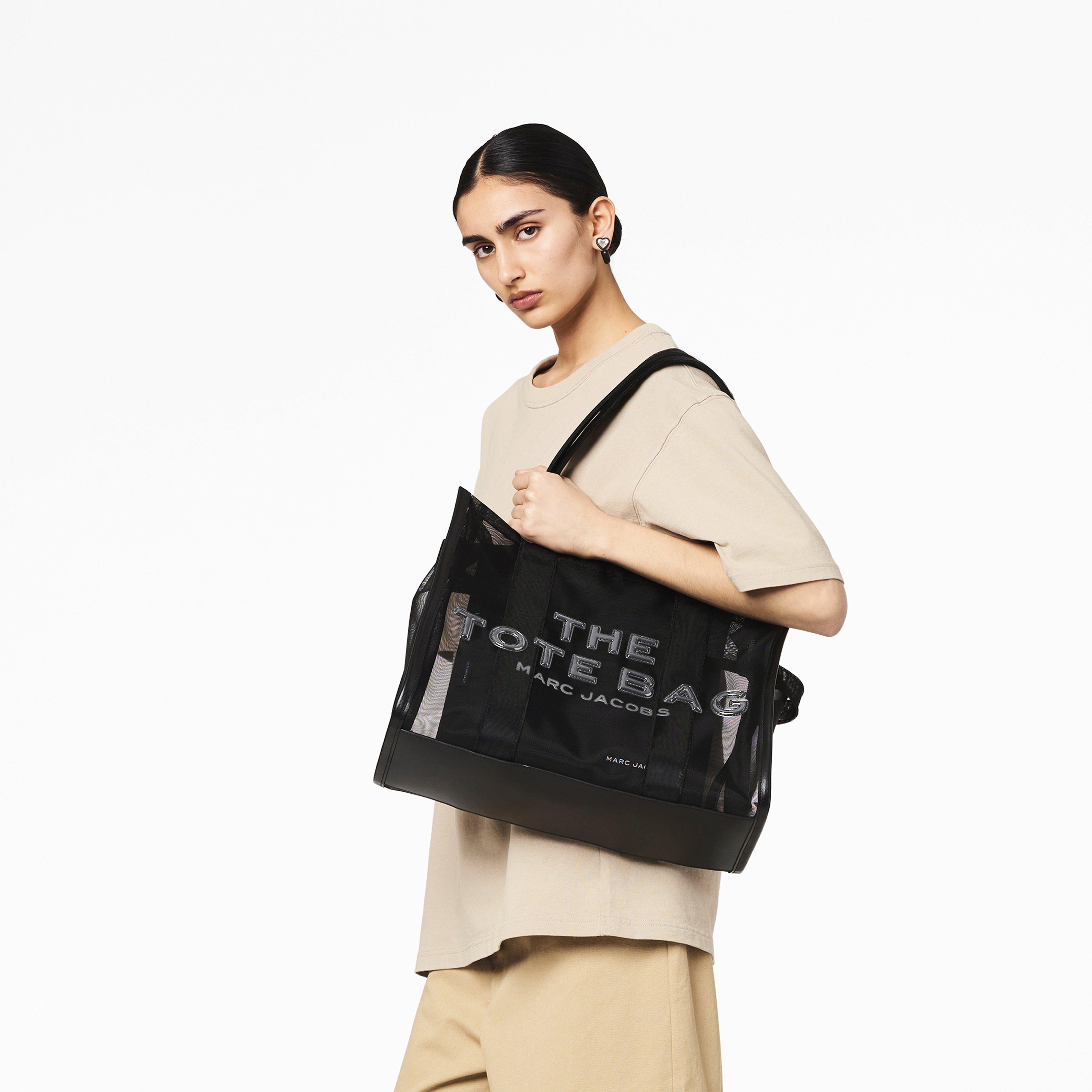 The Mesh Large Tote - BLACKOUT--Alternate view