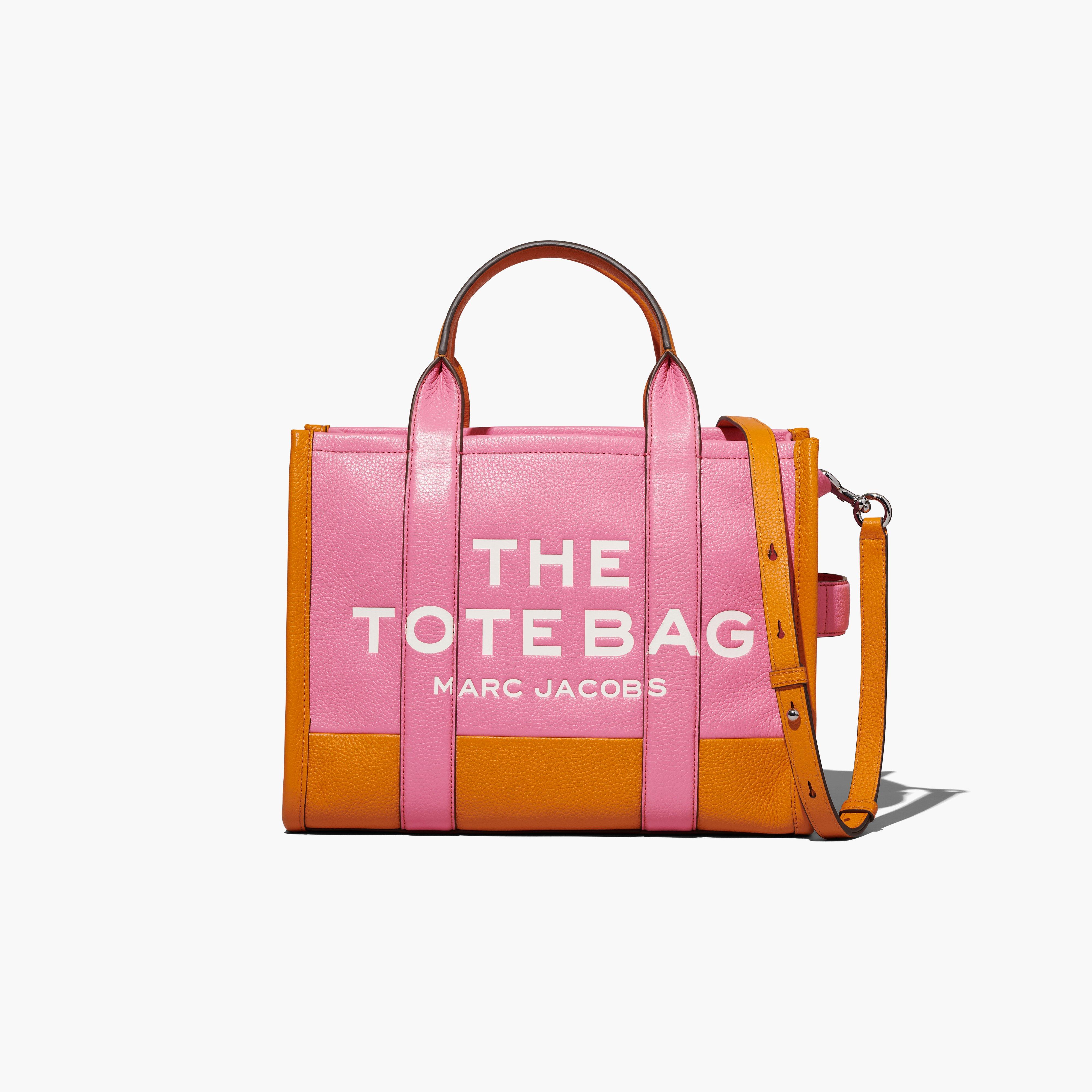 The Colorblock Medium Tote Bag - CANDY PINK MULTI