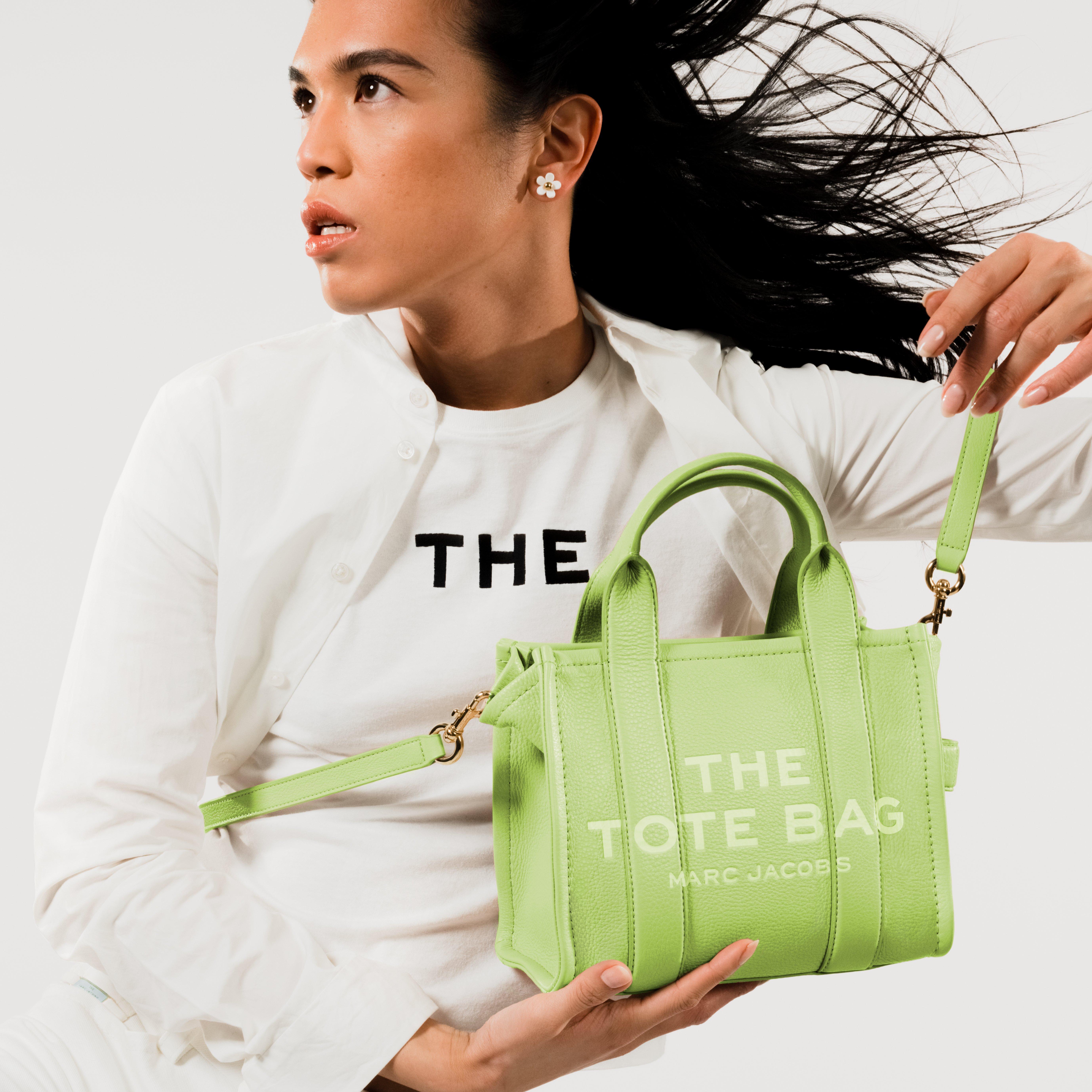 Marc Jacobs The Leather Mini Tote Bag in Citronelle