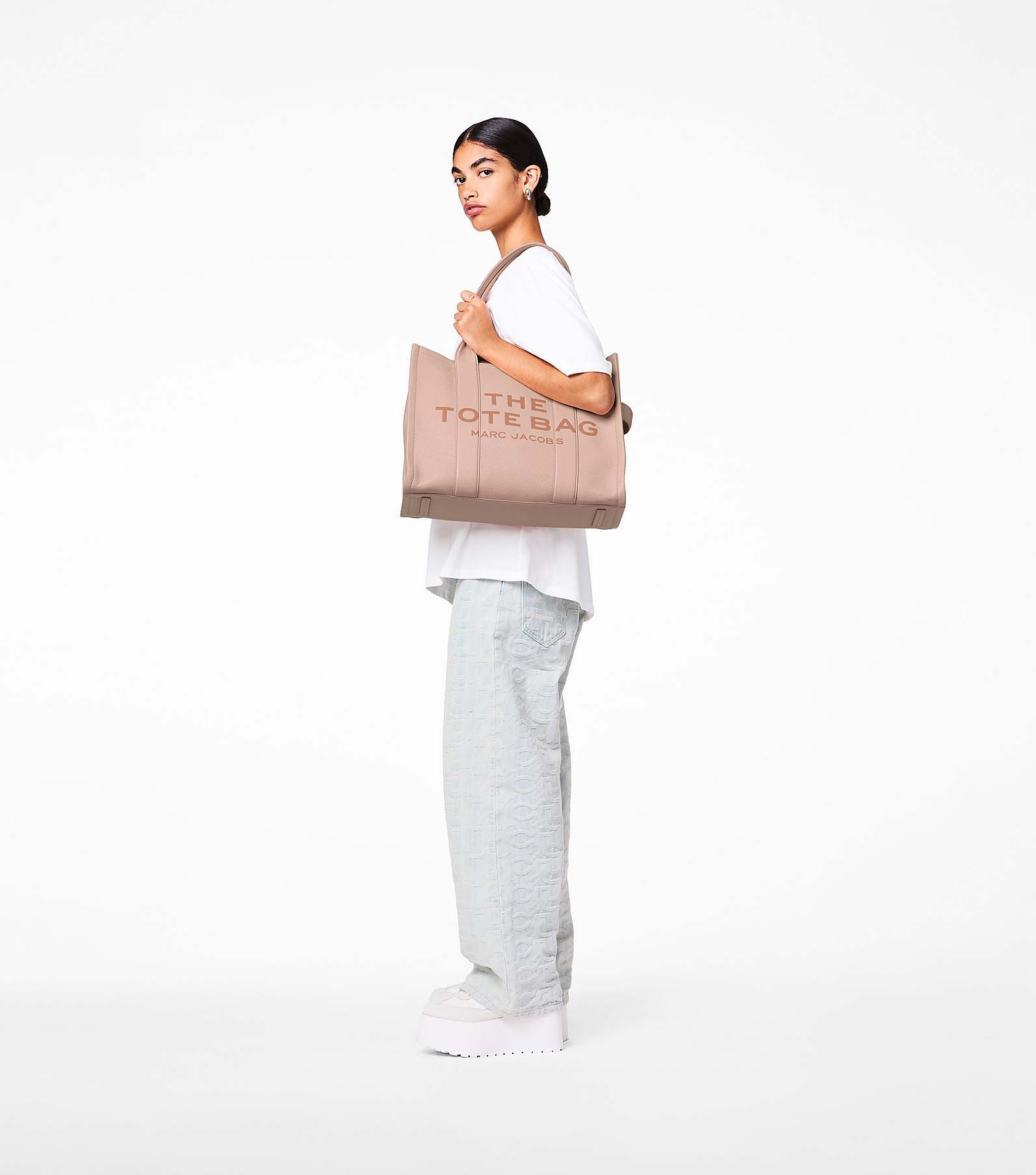 The Leather Large Tote Bag(The Tote Bag)