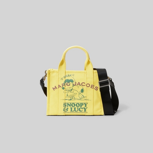 Marc by Marc Jacobs The Tote Bag Peanut Snoopy Green canvas bag