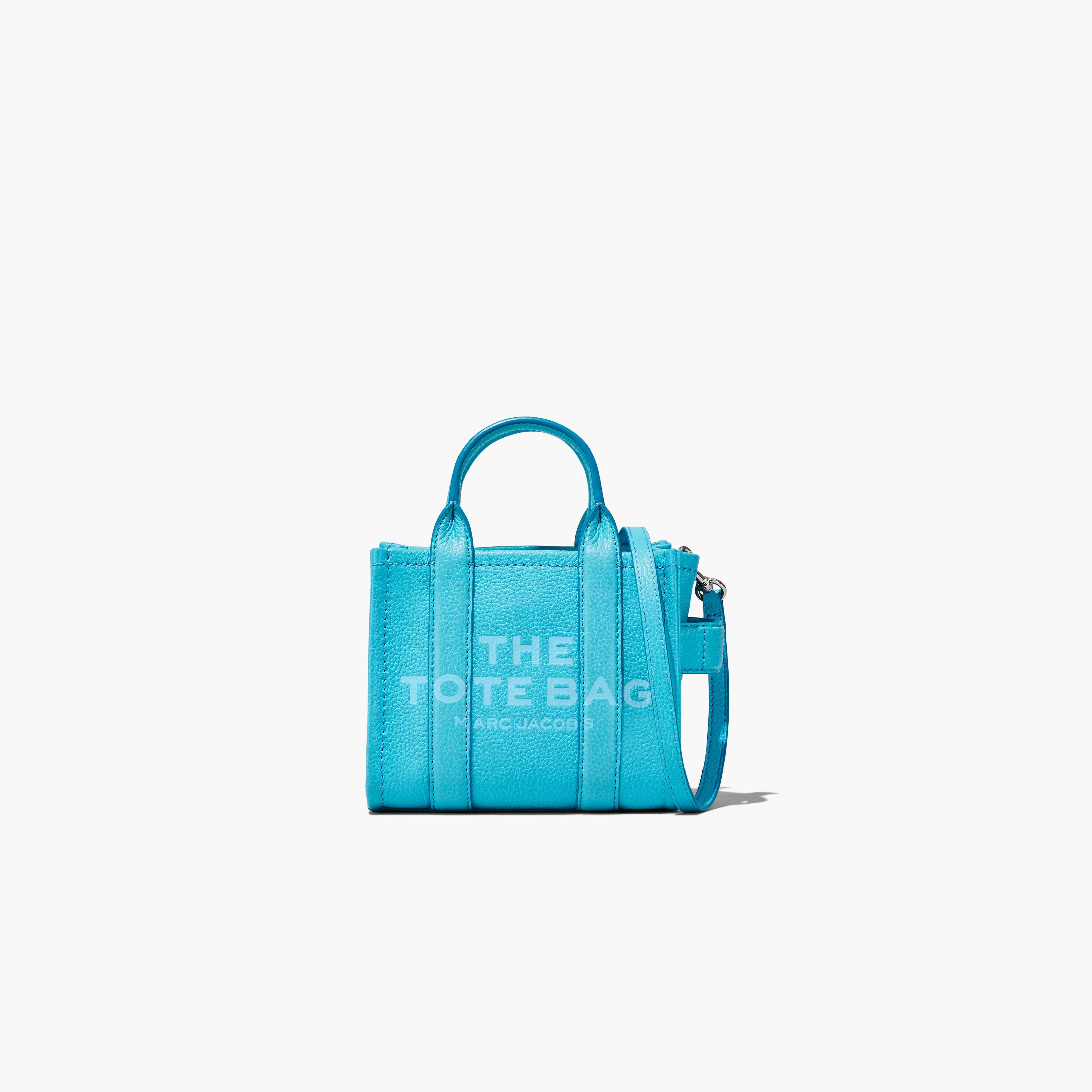The Leather Micro Tote Bag - POOL