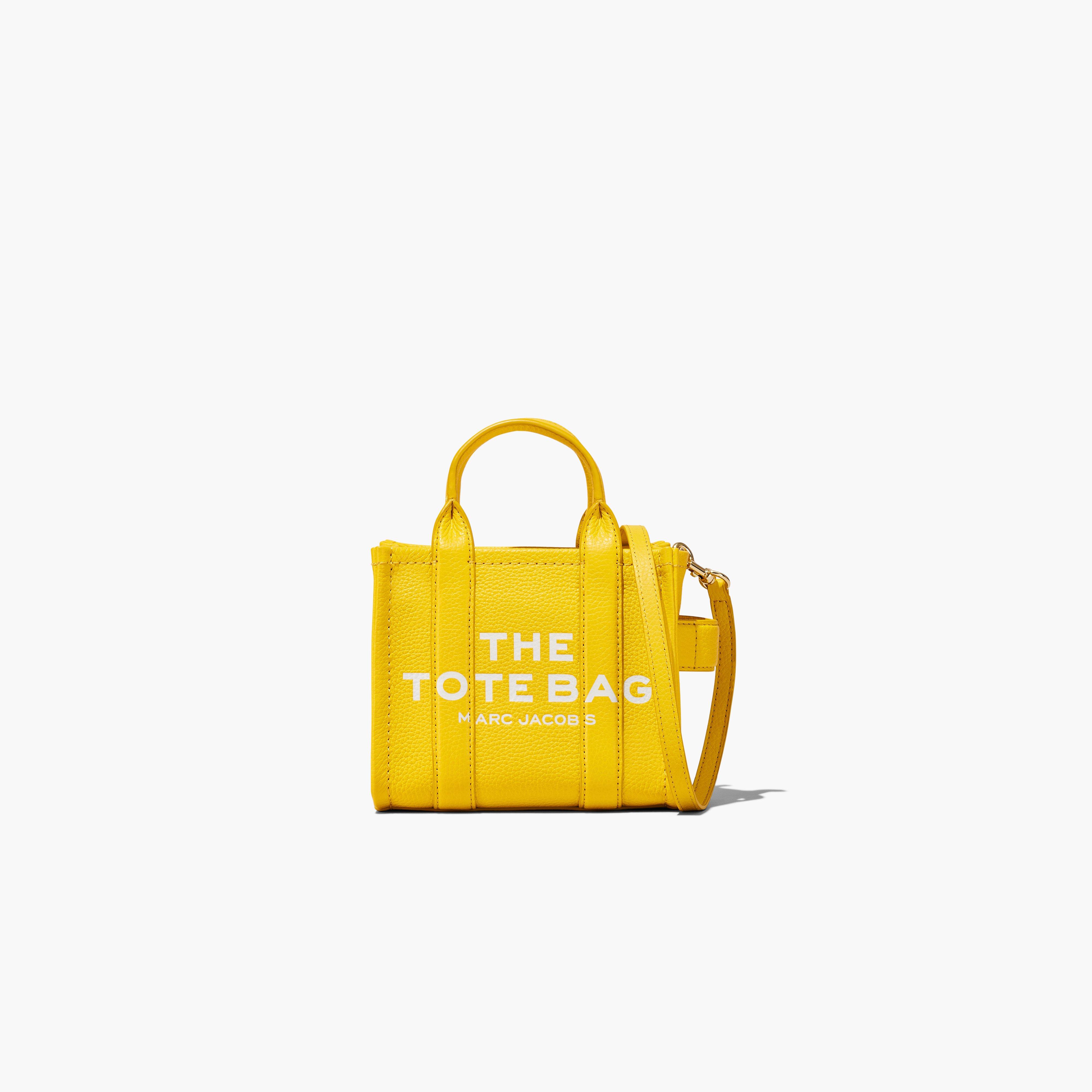 The Leather Micro Tote Bag - SUN