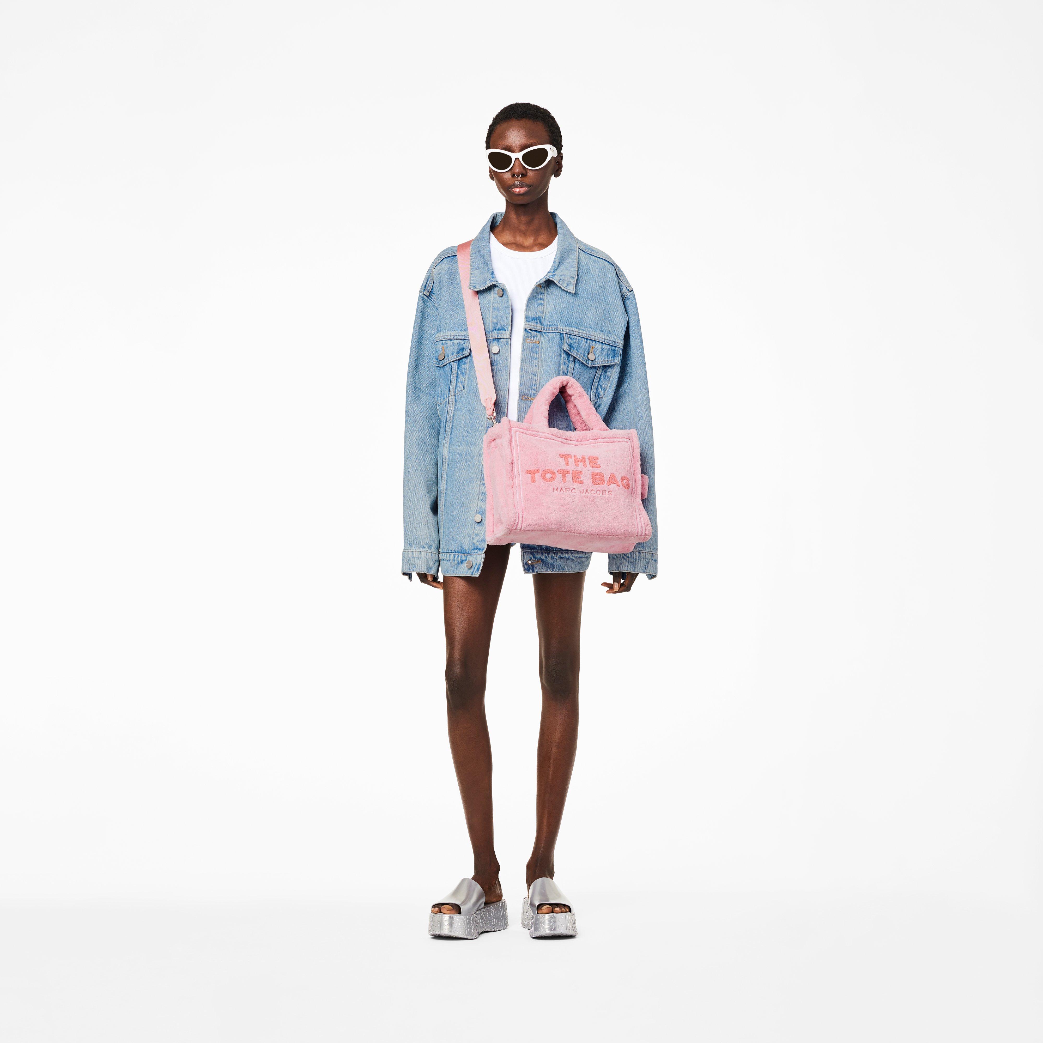 The Terry Medium Tote Bag - LIGHT PINK--Alternate view