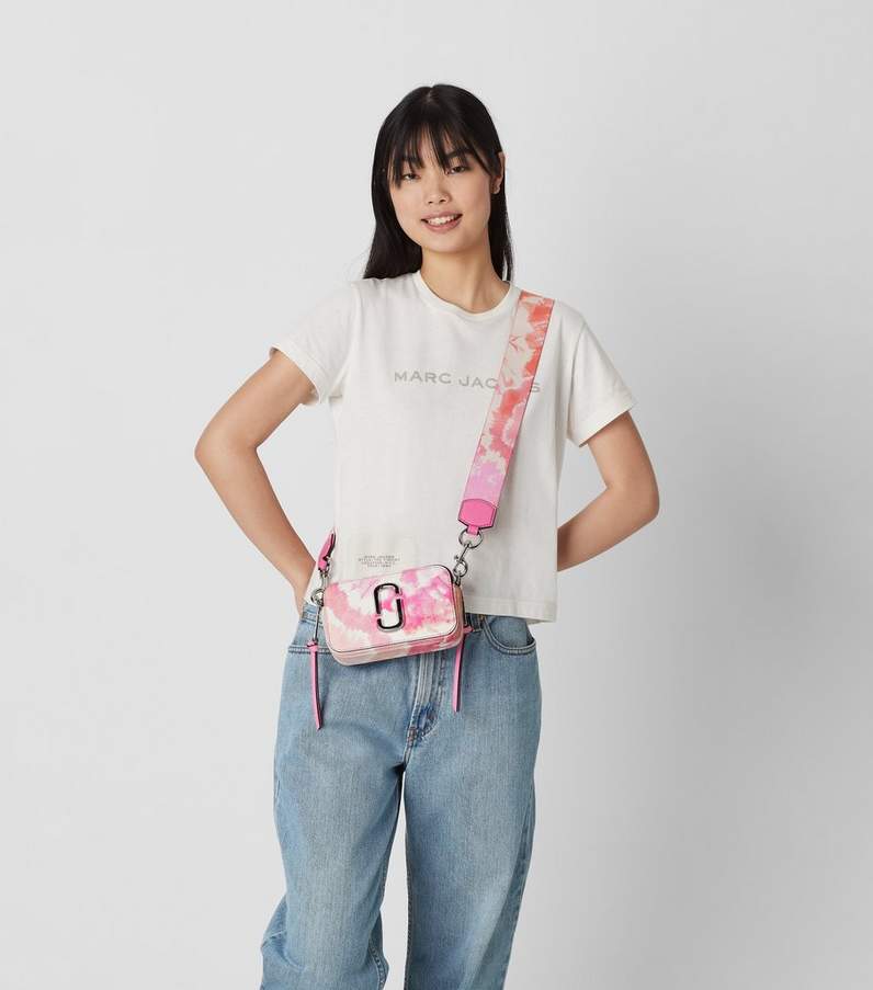 Marc Jacobs Women's Tie Dye Snapshot Cross Body Bag - Pink Multi