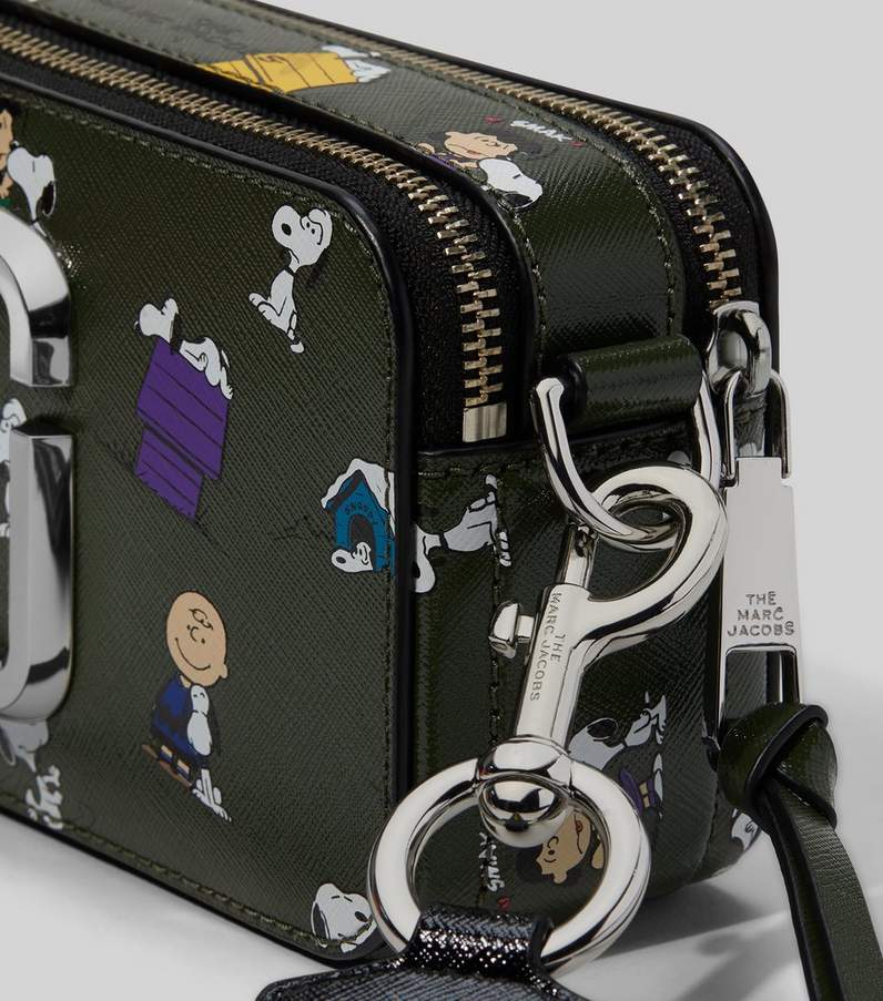 Marc Jacobs Green Peanuts Edition 'The Snapshot' Bag