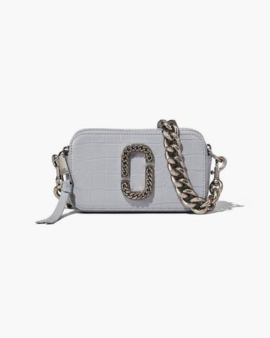 Marc by Marc jacobs The Croc-Embossed Snapshot,QUARRY