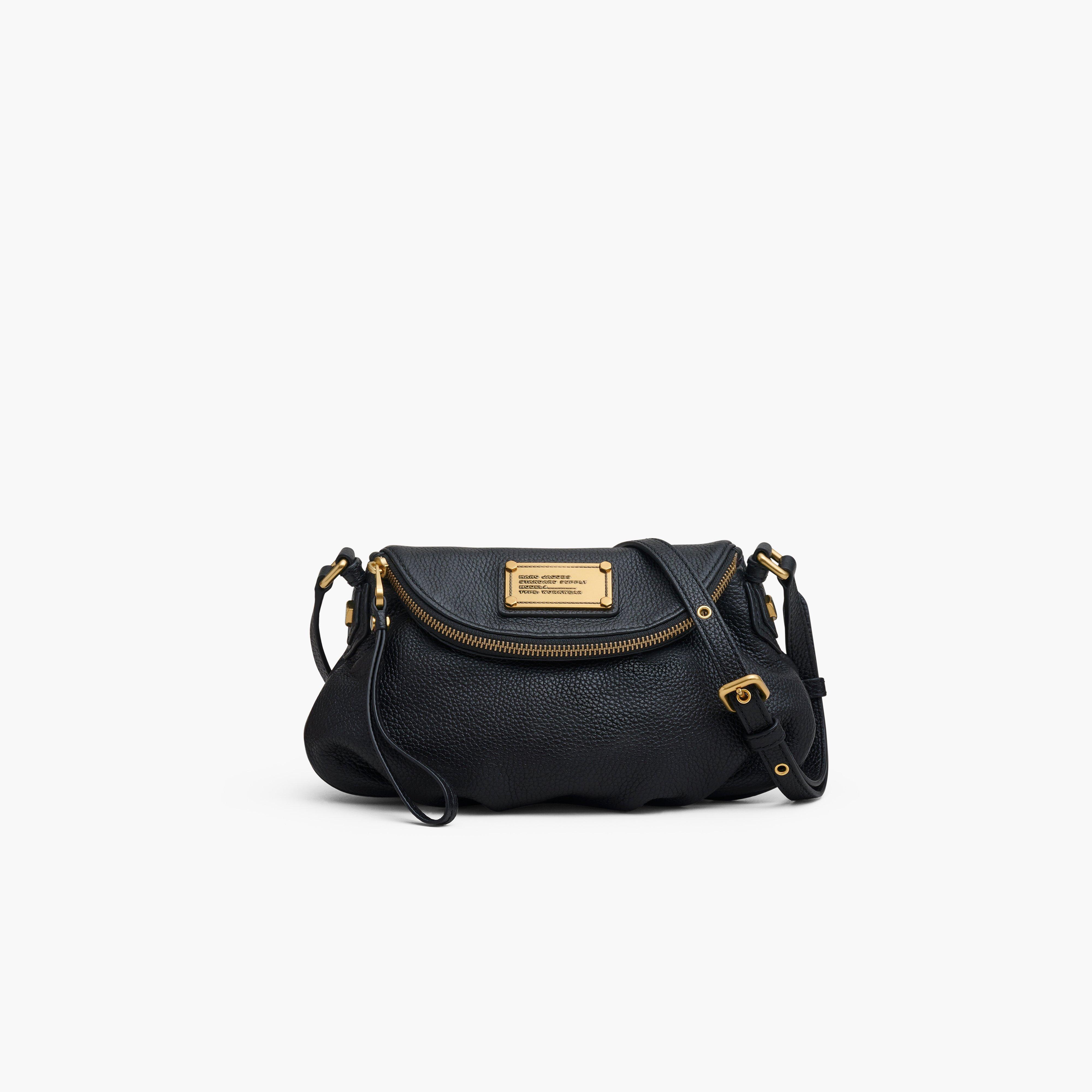 Marc Jacobs Re-Edition Mini Natasha Black Pebble Leather Bag H165L03FA22