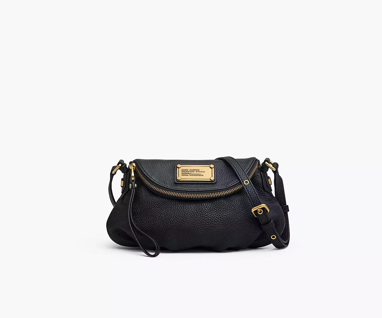 Marc Jacobs Re-Edition Mini Natasha Black Pebble Leather Bag H165L03FA22