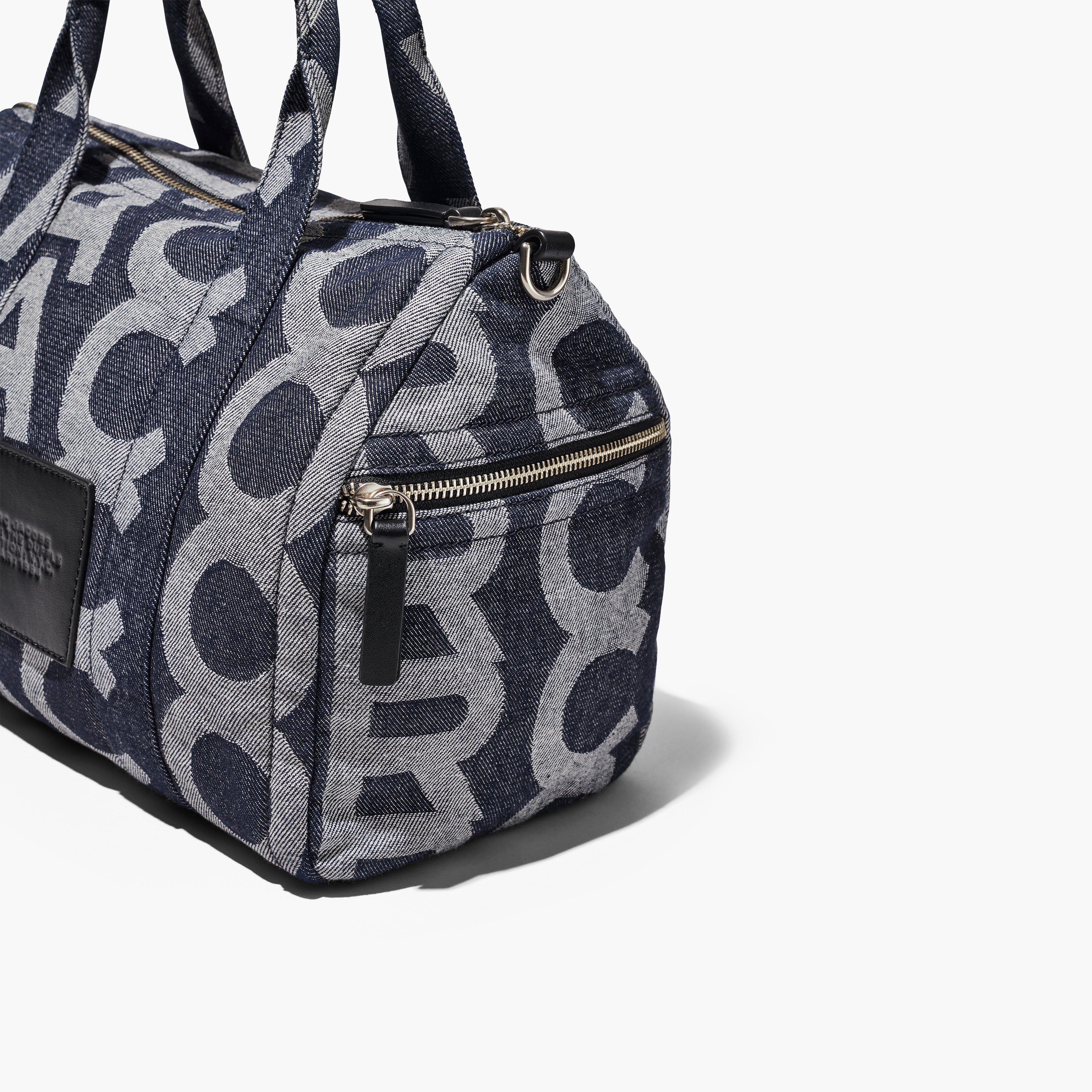 The Monogram Medium Denim Duffle Bag Marc Jacobs Official Site