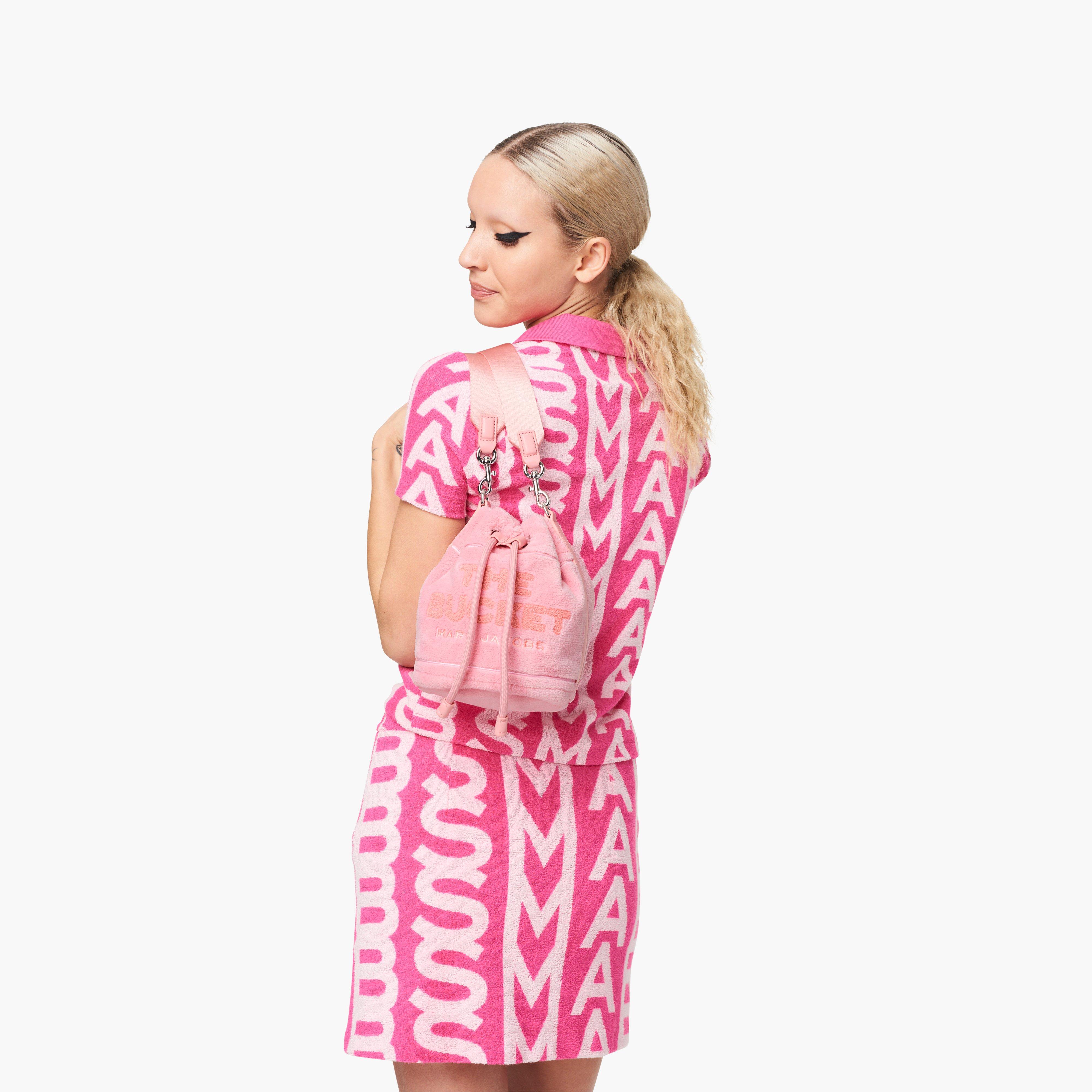 The Terry Bucket Bag - LIGHT PINK--Alternate view