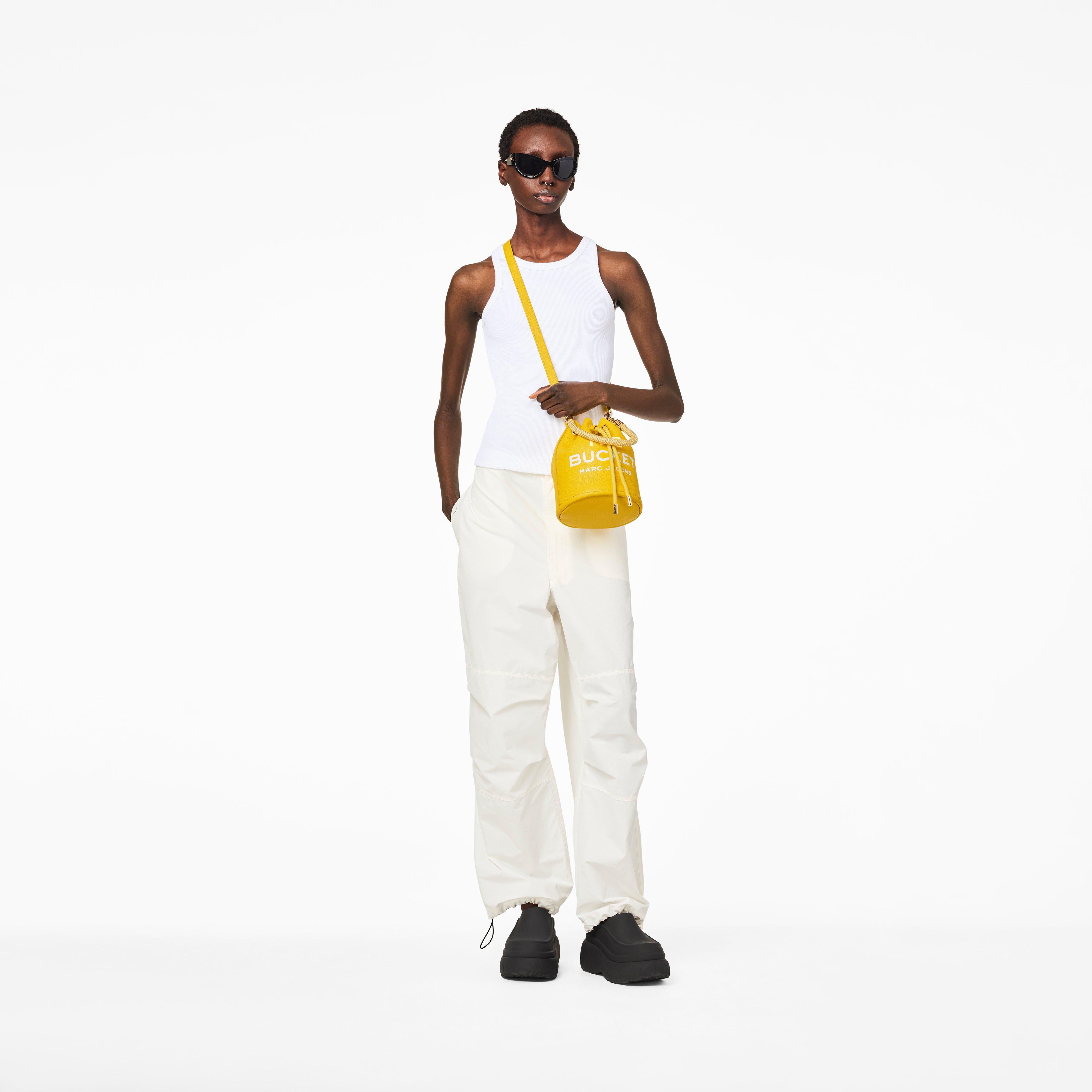 The Leather Bucket Bag - SUN--Alternate view
