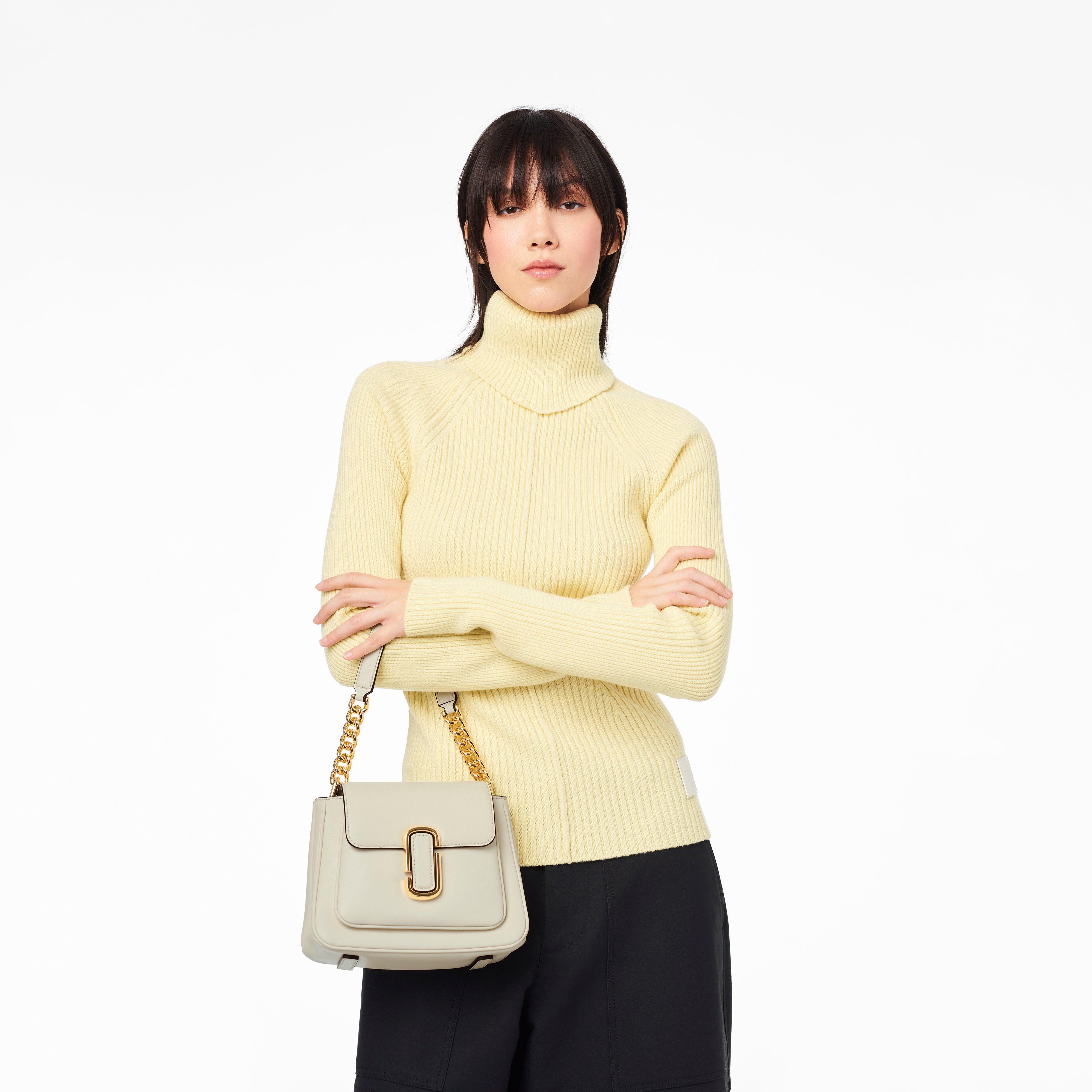 The J Marc Chain Mini Satchel - NEW CLOUD WHITE--Alternate view