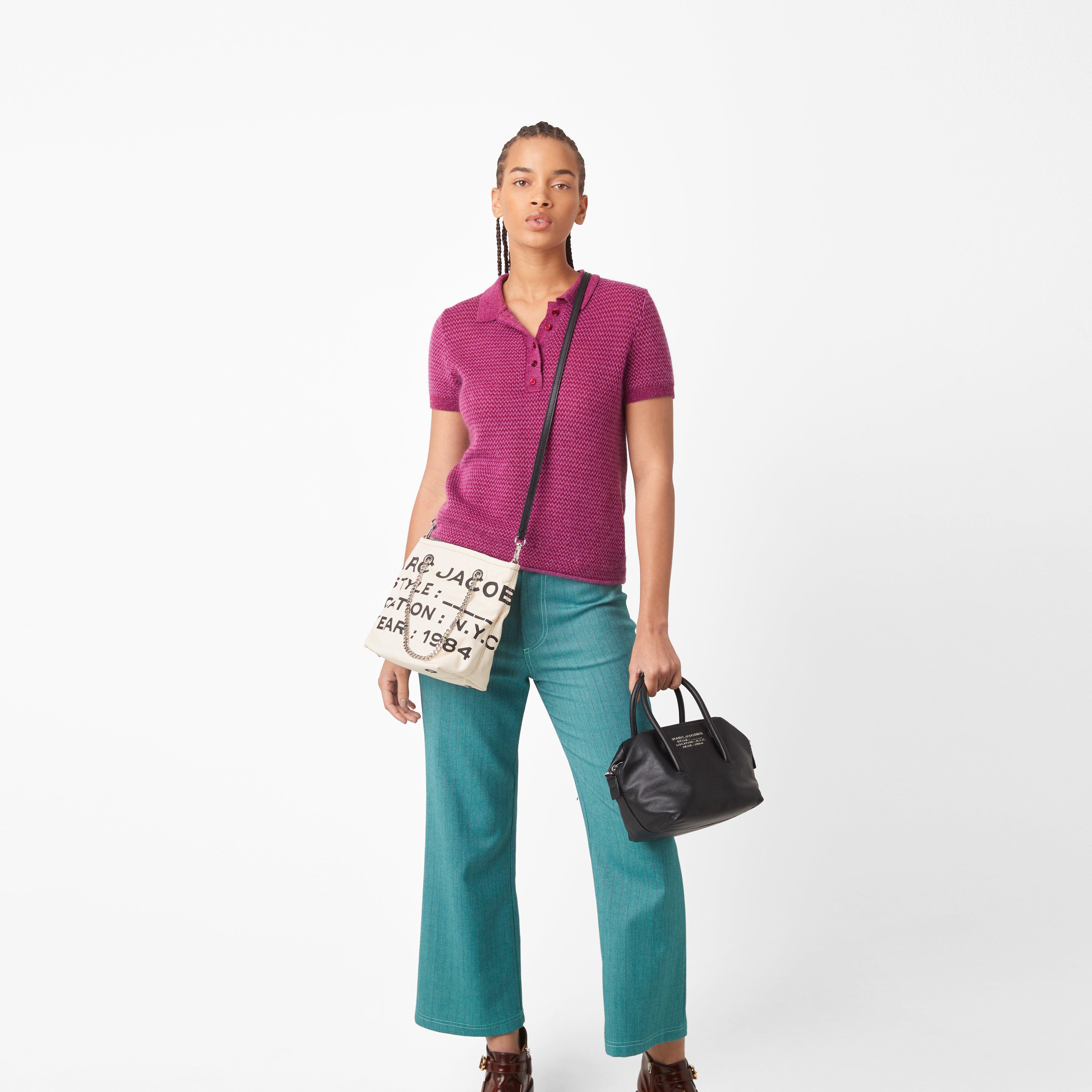 14431 MARC JACOBS The Duet Mini Satchel Bag BLACK |