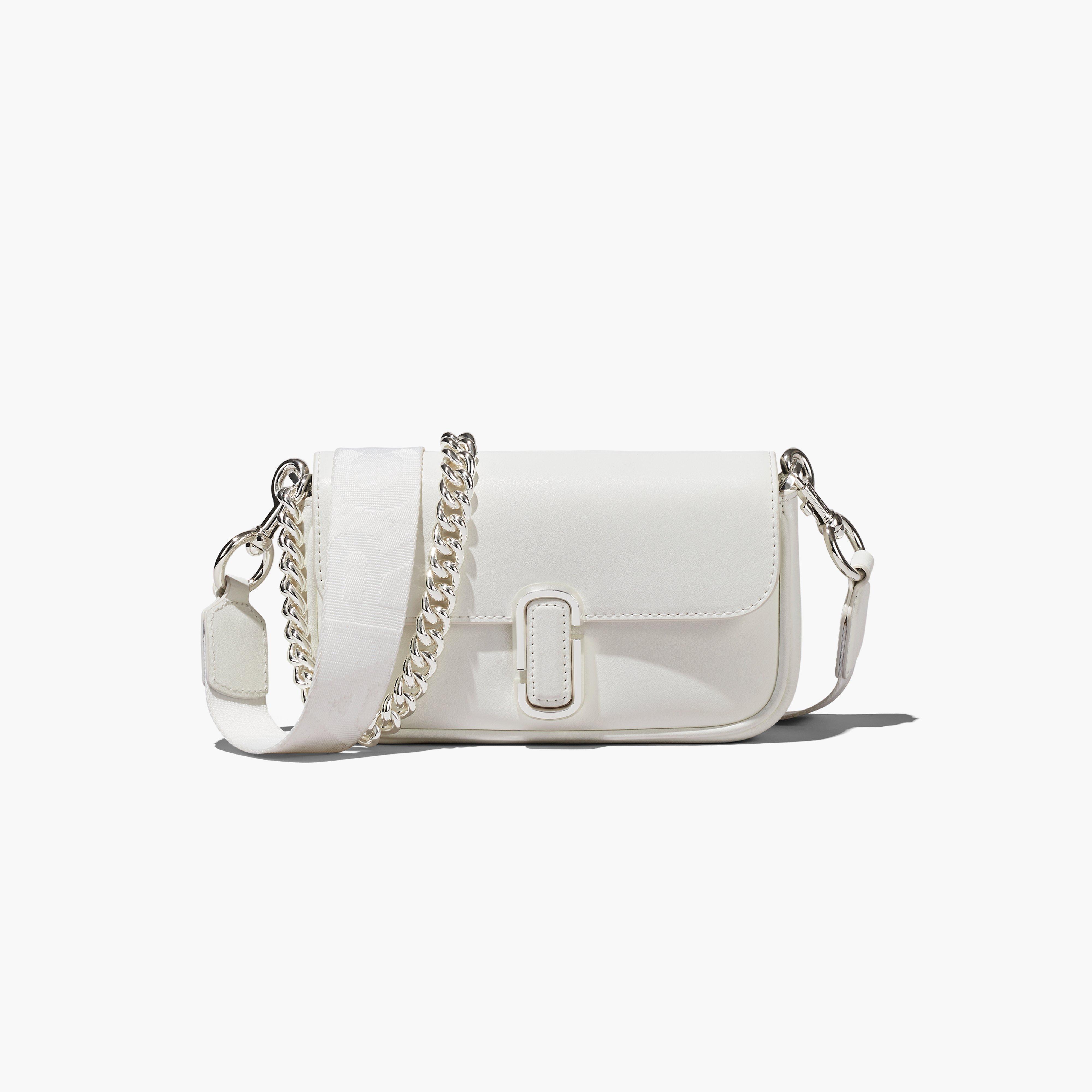The J Marc Mini Bag - WHITE/SILVER