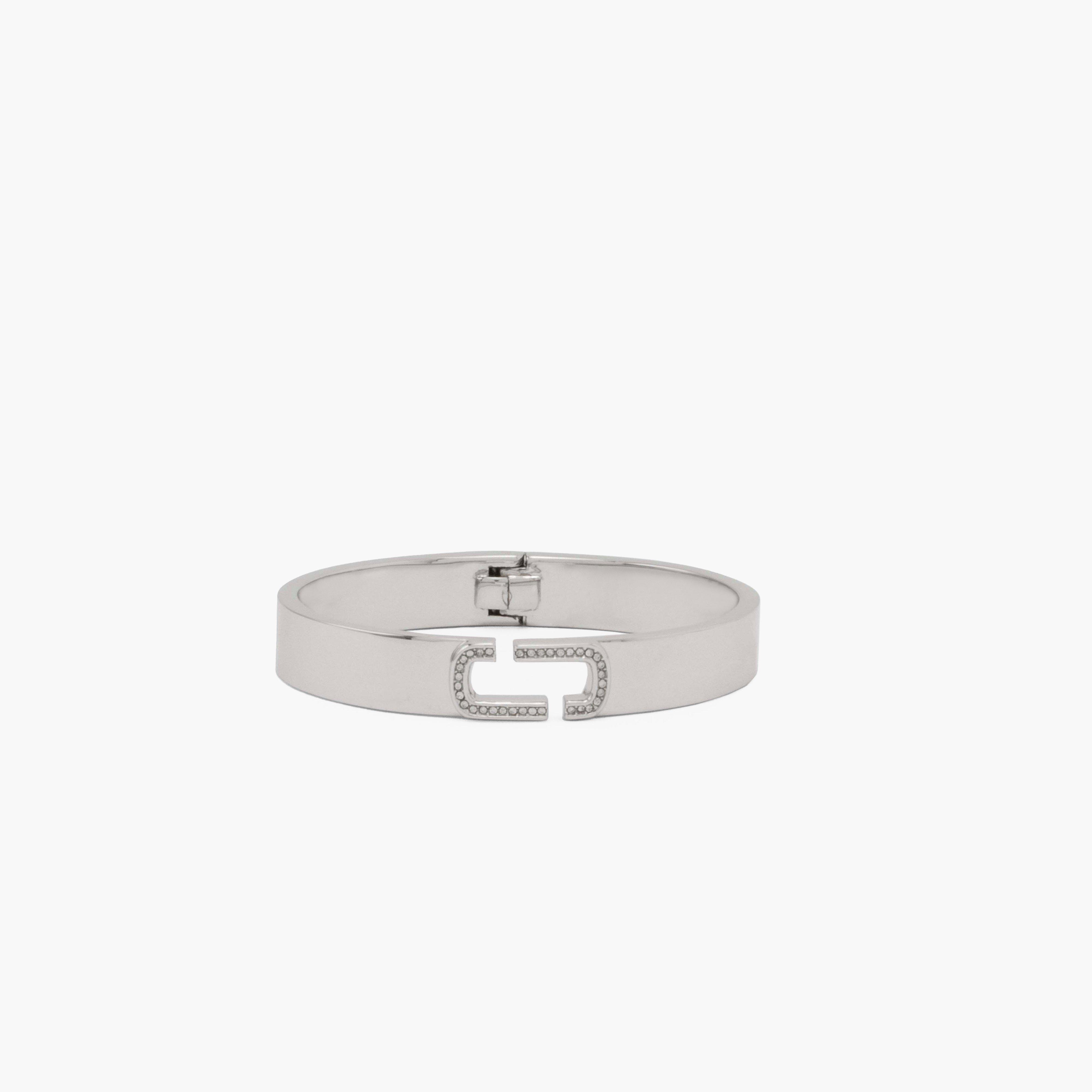The J Marc Crystal Bangle - CRYSTAL/SILVER