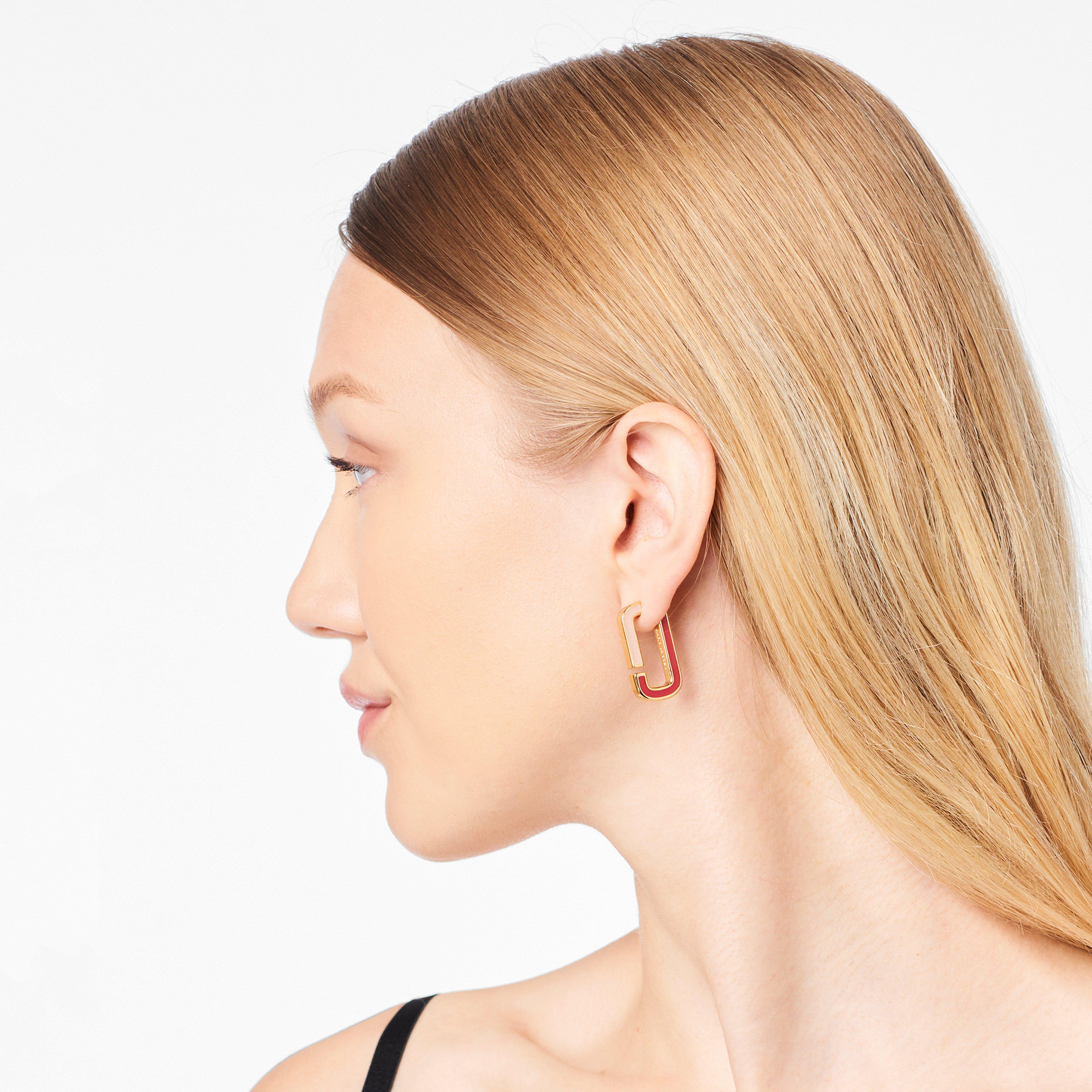 The J Marc Colorblock Flat Hoops(Earrings)