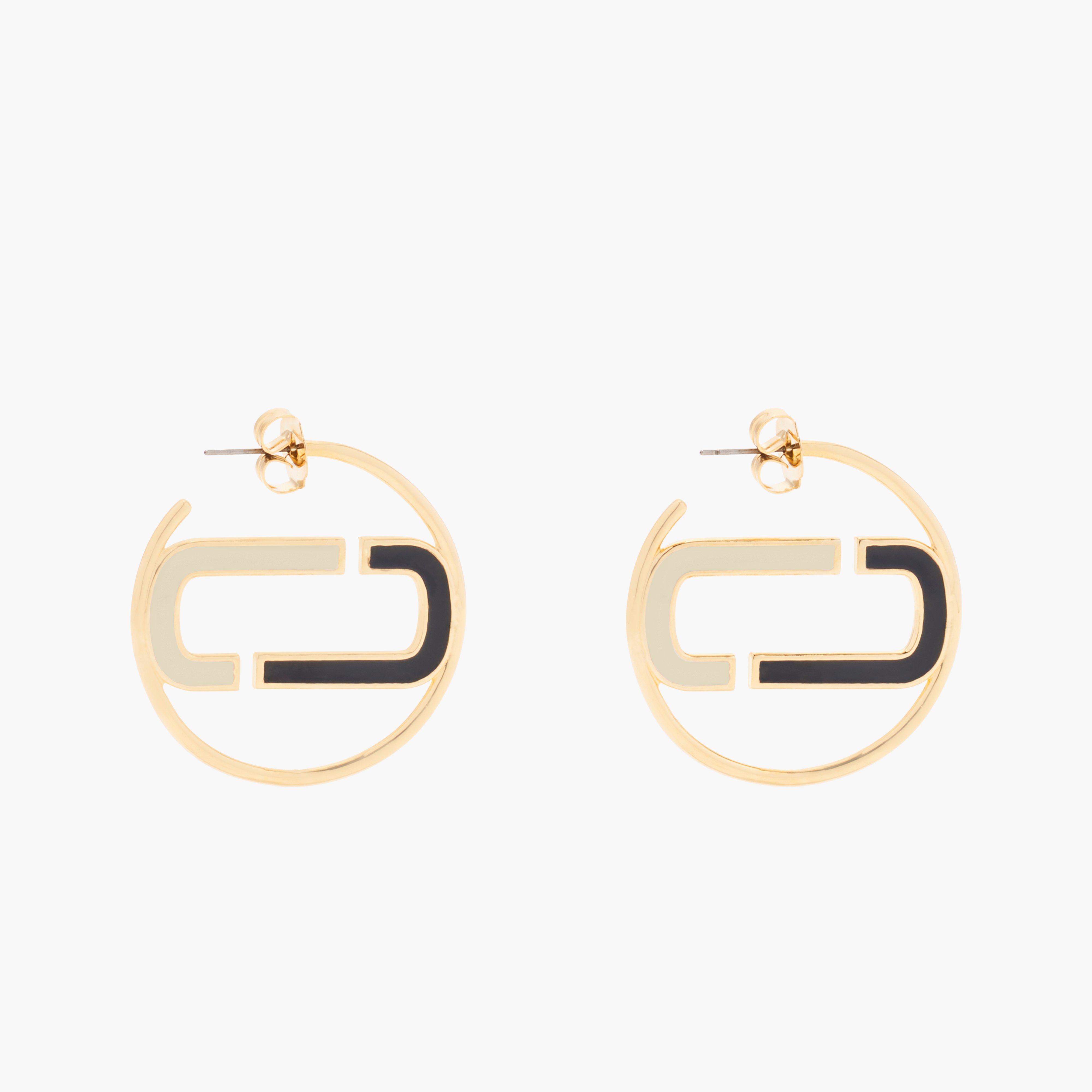 The J Marc Colorblock Hoops(Earrings)