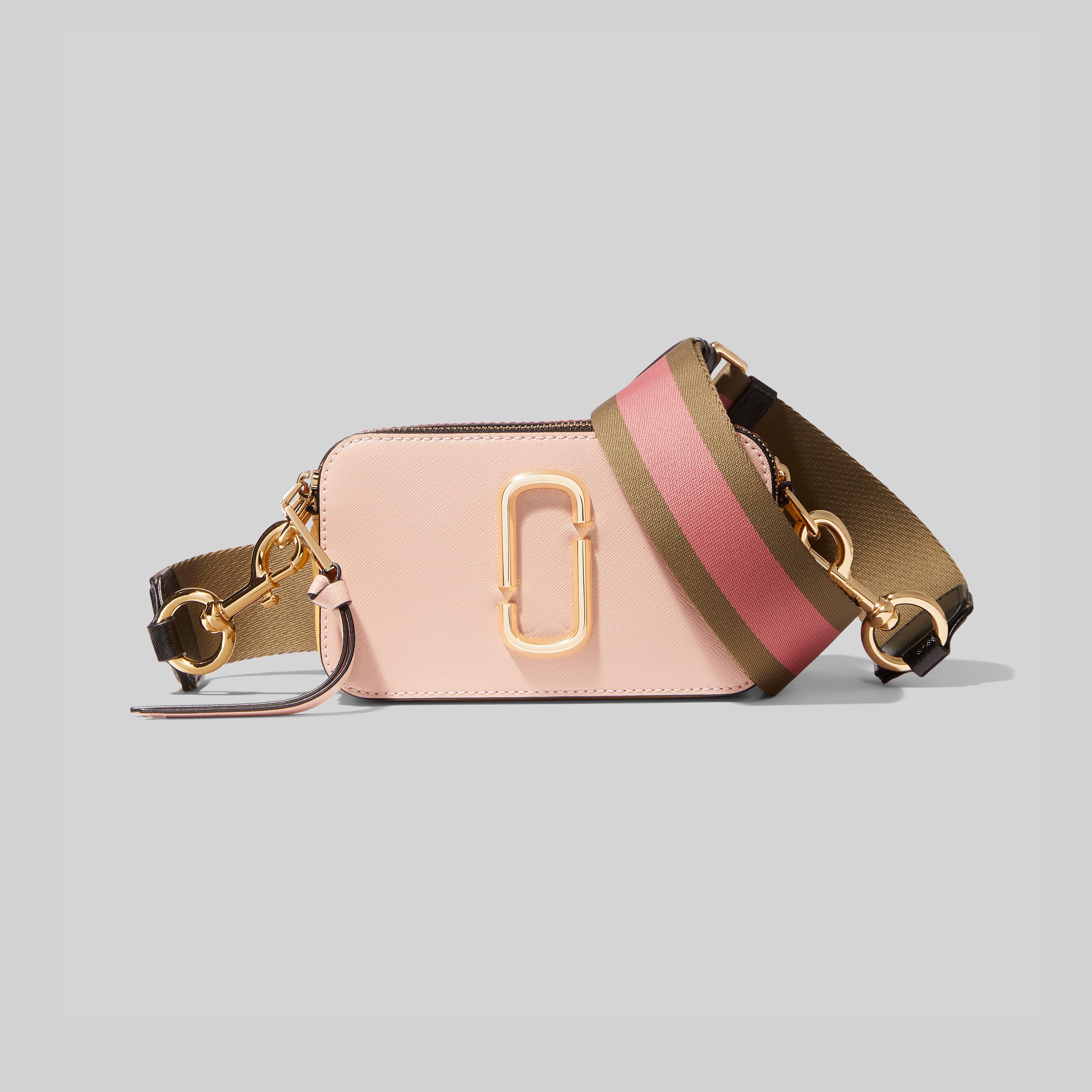 Marc Jacobs Snapshot Leather Crossbody Bag In Pink ModeSens