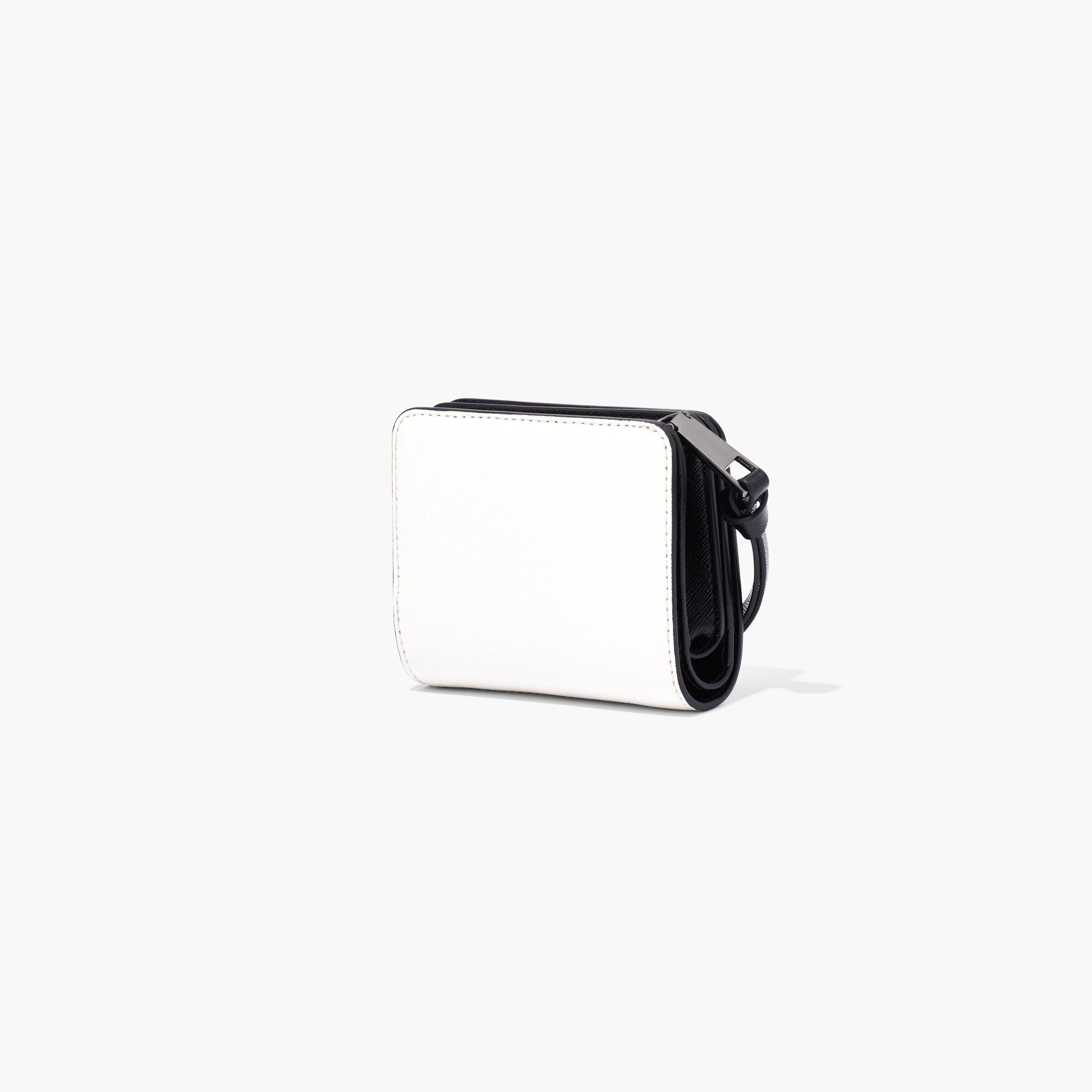 The Snapshot Mini Compact Wallet - BLACK/WHITE--Alternate view