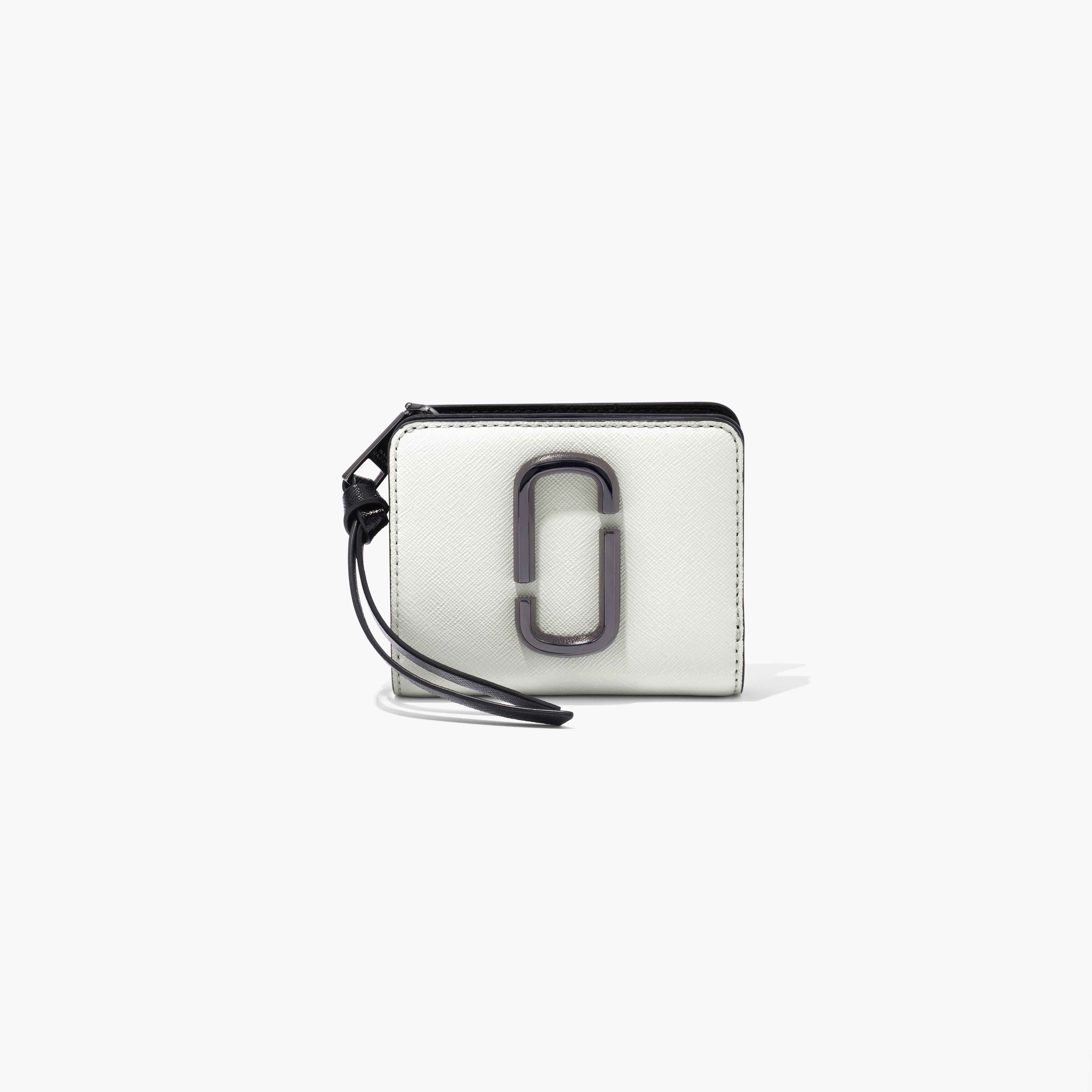The Snapshot Mini Compact Wallet - BLACK/WHITE