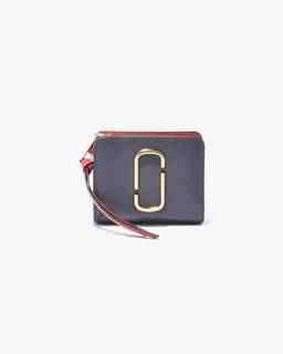 마크 제이콥스 스냅샷 미니 지갑 Marc Jacobs The Snapshot Mini Compact Wallet, Cylinder Grey Multi