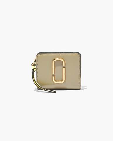 마크 제이콥스 지갑 Marc Jacobs The Snapshot Mini Compact Wallet,SILVER SAGE MULTI