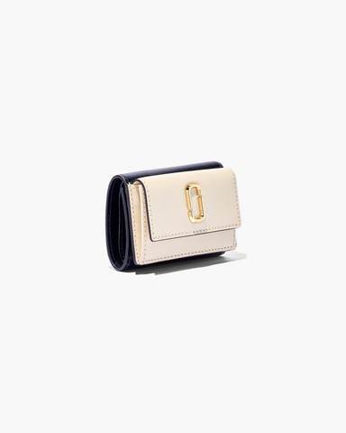 Marc by Marc jacobs The Snapshot Mini Trifold Wallet,NEW CLOUD WHITE MULTI