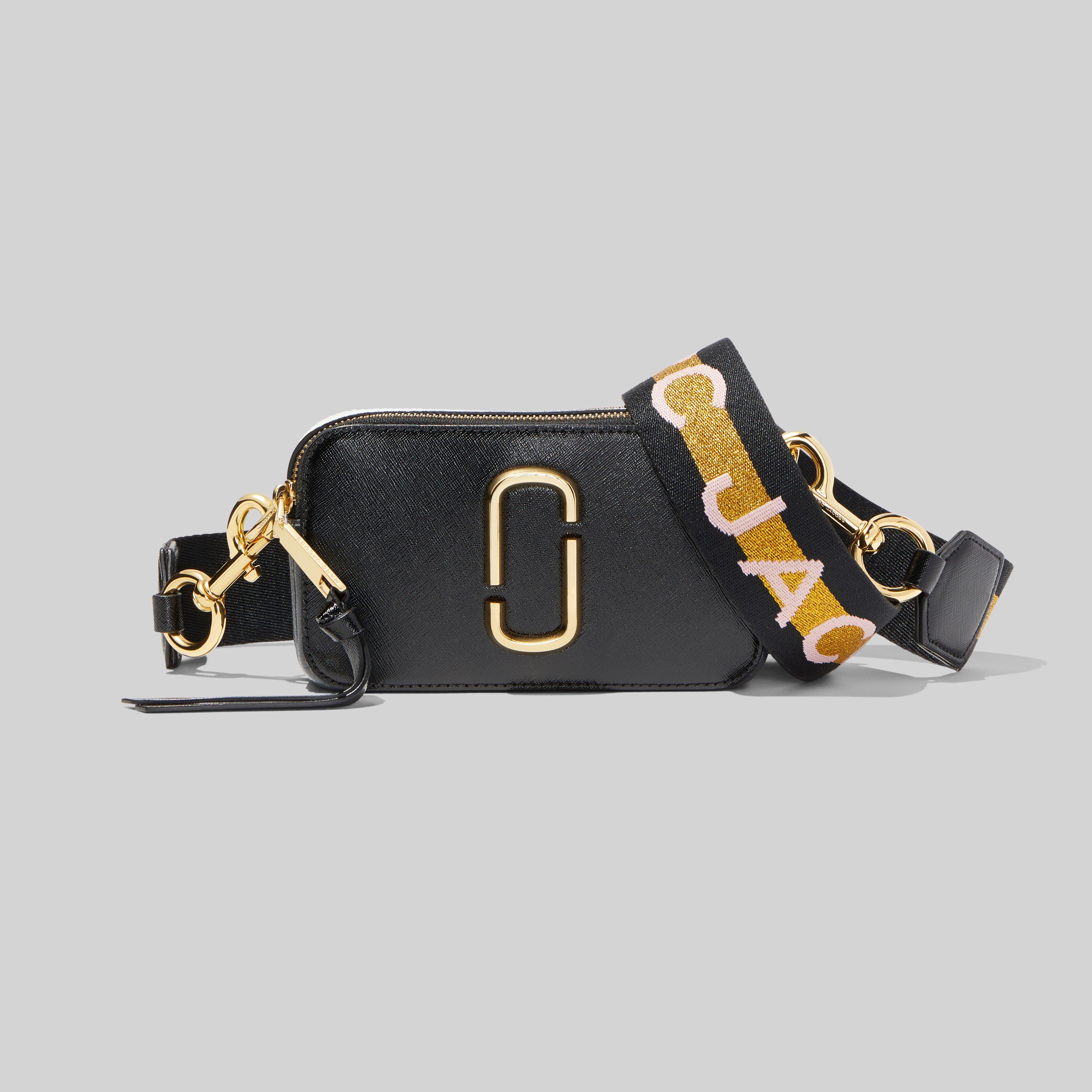 marc jacobs logo strap snapshot small camera bag