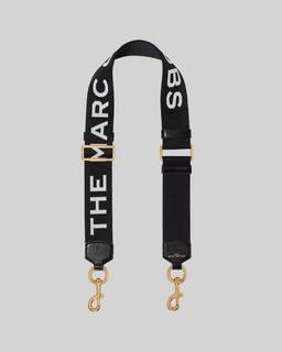 마크 제이콥스 로고 웨빙 스트랩 Marc Jacobs The Logo Webbing Strap,BLACK/GOLD
