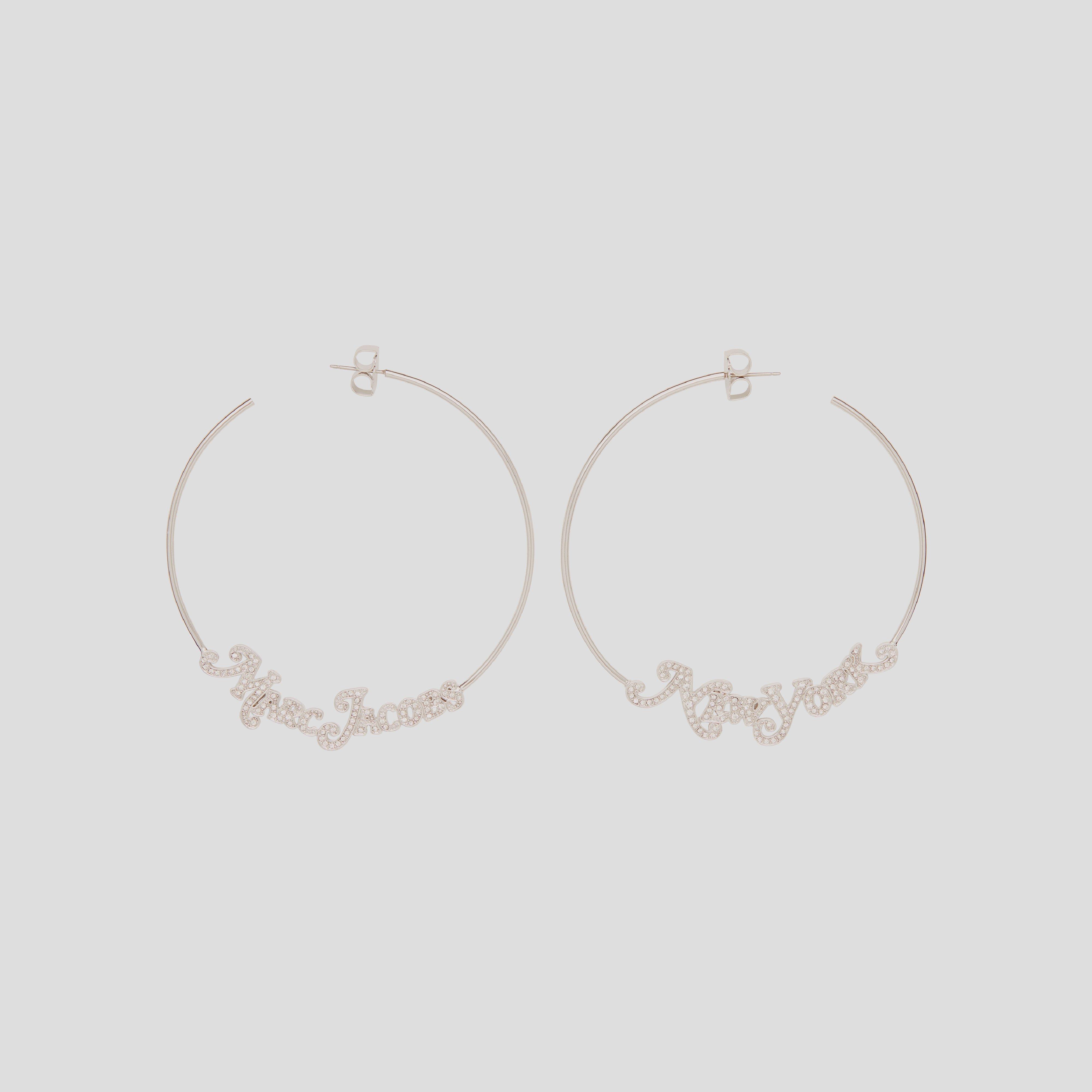 New York Magazine&reg; x Marc Jacobs The Crystal Logo Hoop
