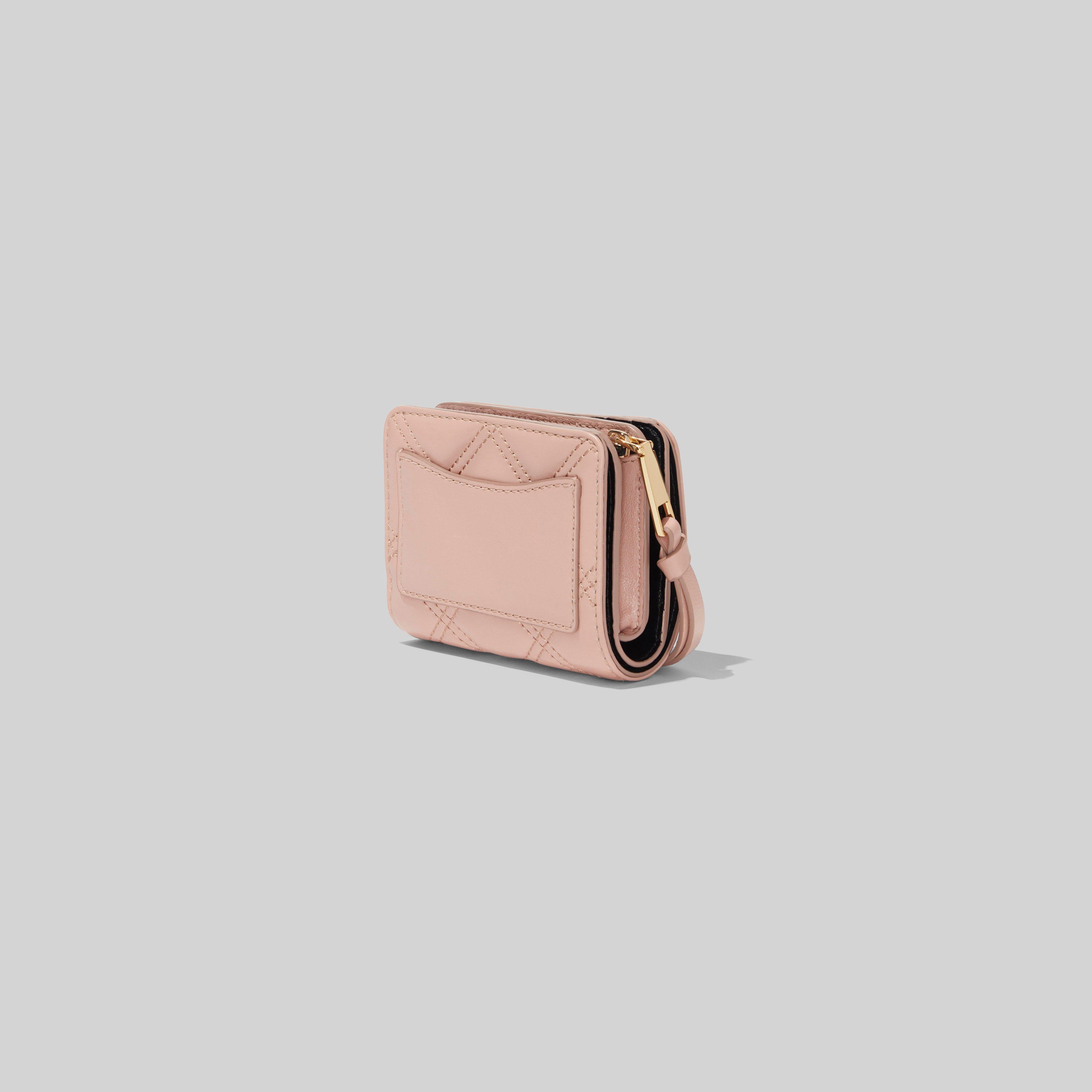 The Quilted Softshot Mini Compact Wallet--Alternate view