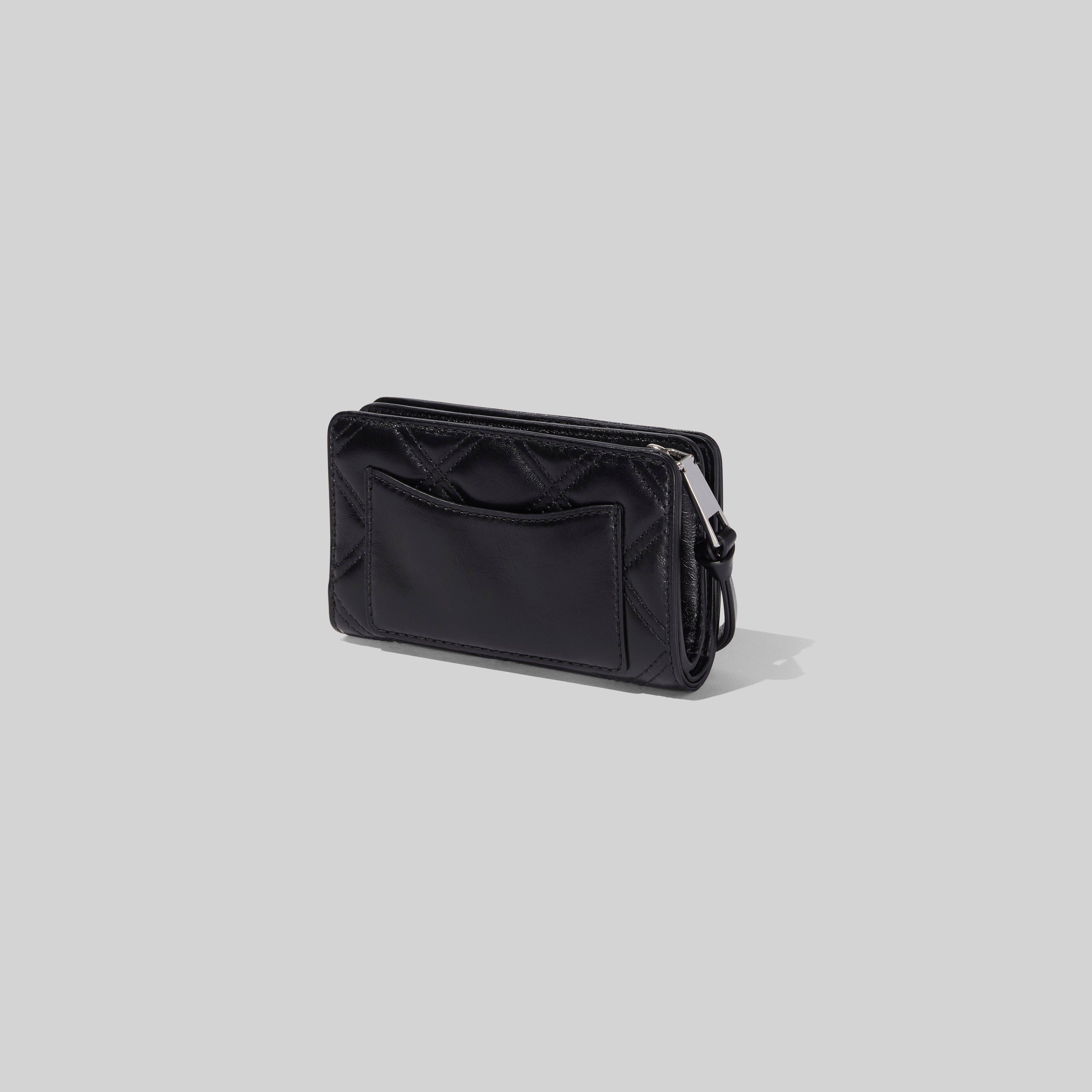 The Quilted Softshot Compact Wallet--Alternate view