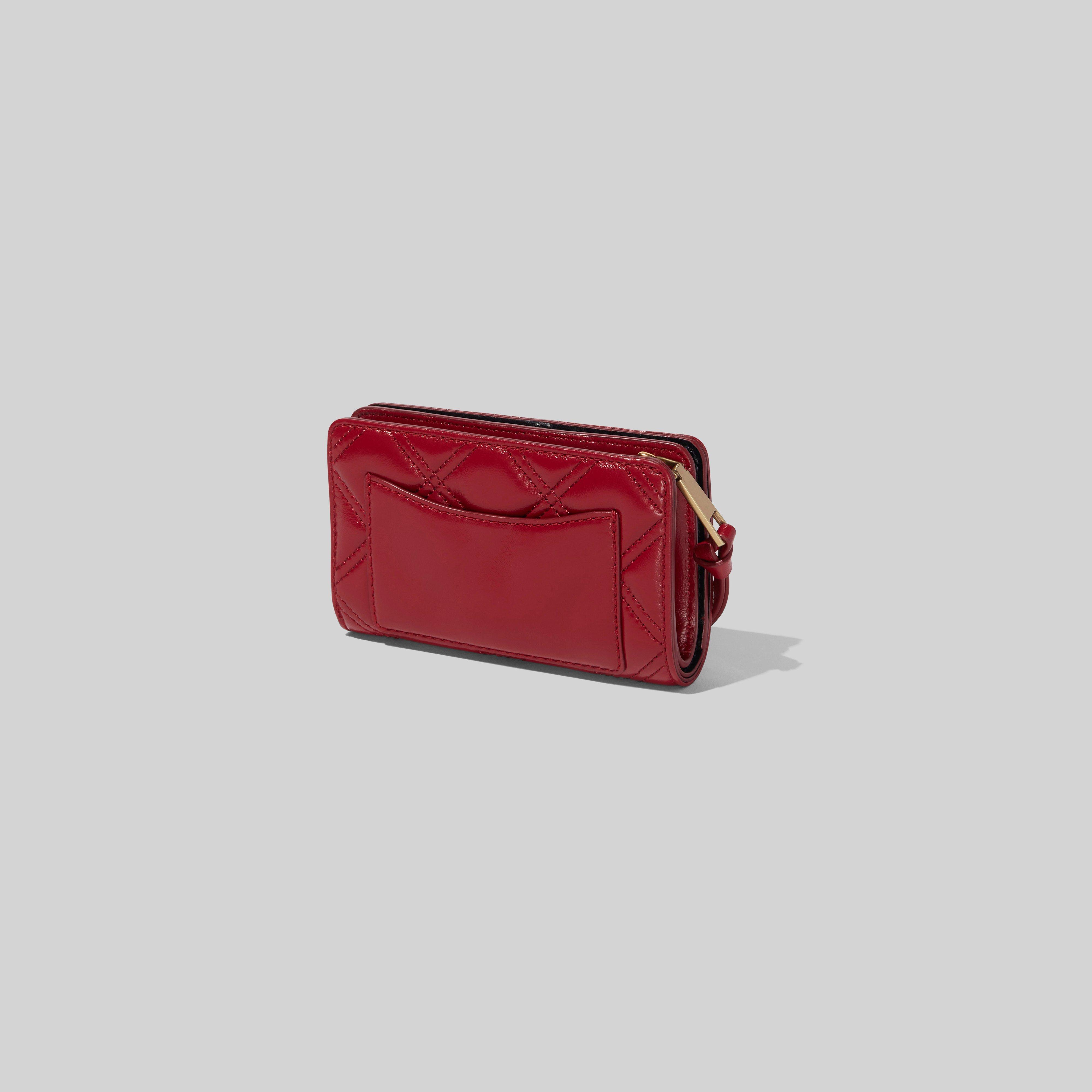 The Quilted Softshot Compact Wallet--Alternate view